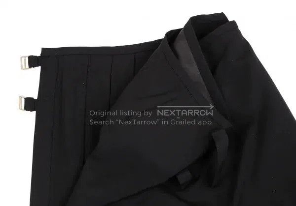 Comme des Garcons Comme Des Garcons size F Black Vintage Pleated Design Half Size 22" - 5 Thumbnail