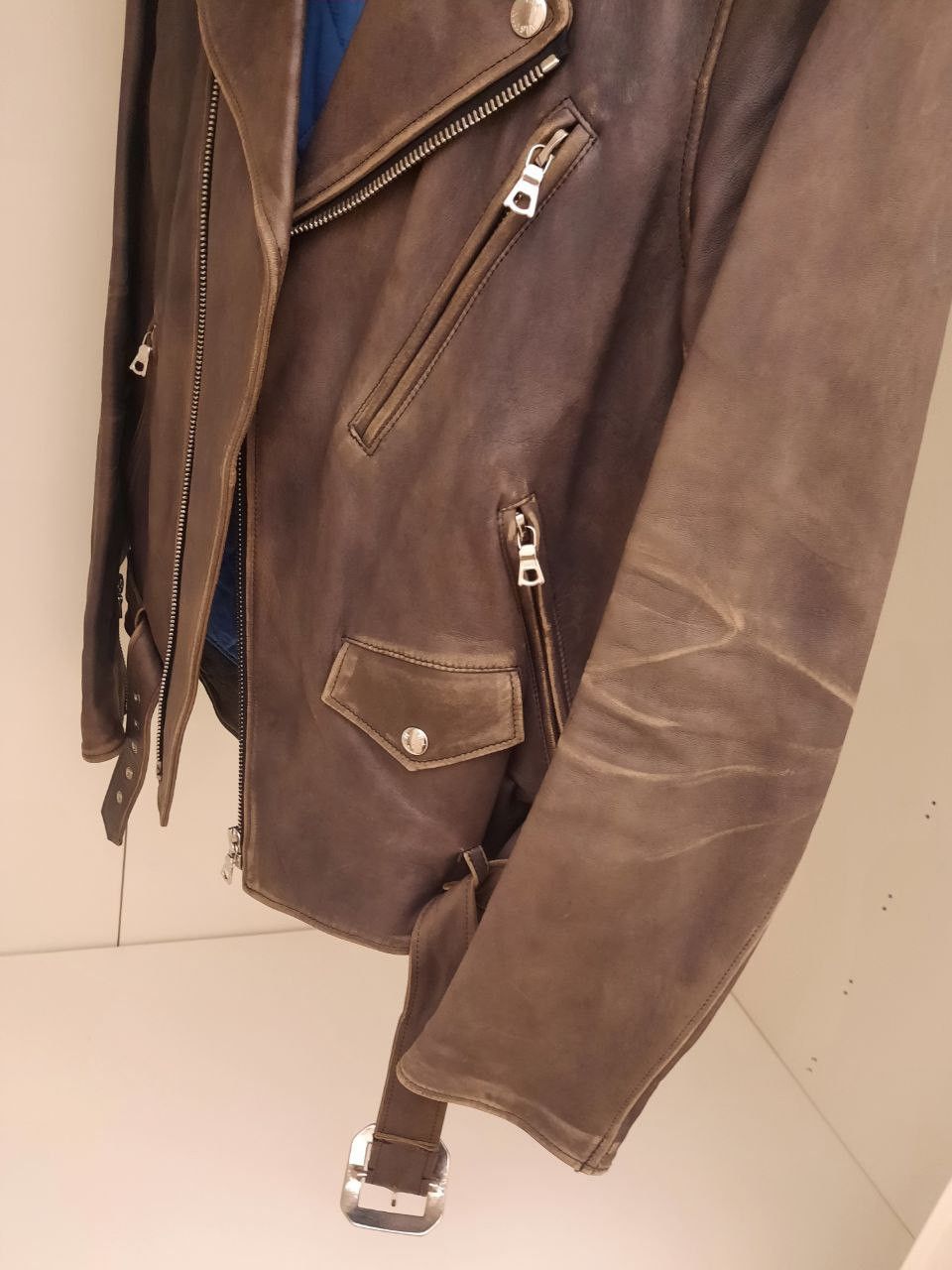 Visvim Strabler Antique Moto Perfecto Leather Jacket Size US M / EU 48-50 / 2 - 7 Thumbnail