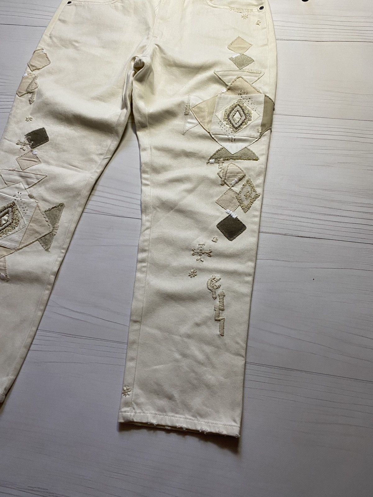 Polo Ralph Lauren Polo Ralph Lauren The Avery Boyfriend patchwork jeans Size 30" / US 8 / IT 44 - 9 Thumbnail