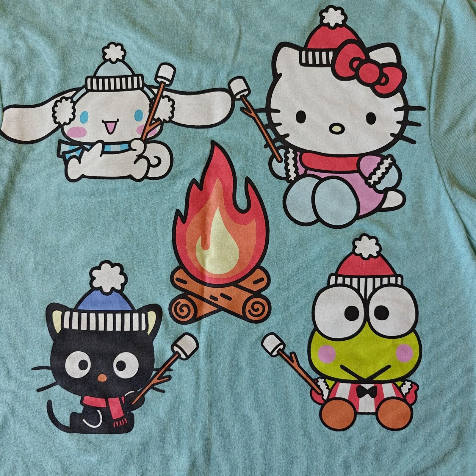 Other Unisex Hello Kitty and Friends campfire relaxed graphic tee Size XS / US 0-2 / IT 36-38 - 6 Thumbnail