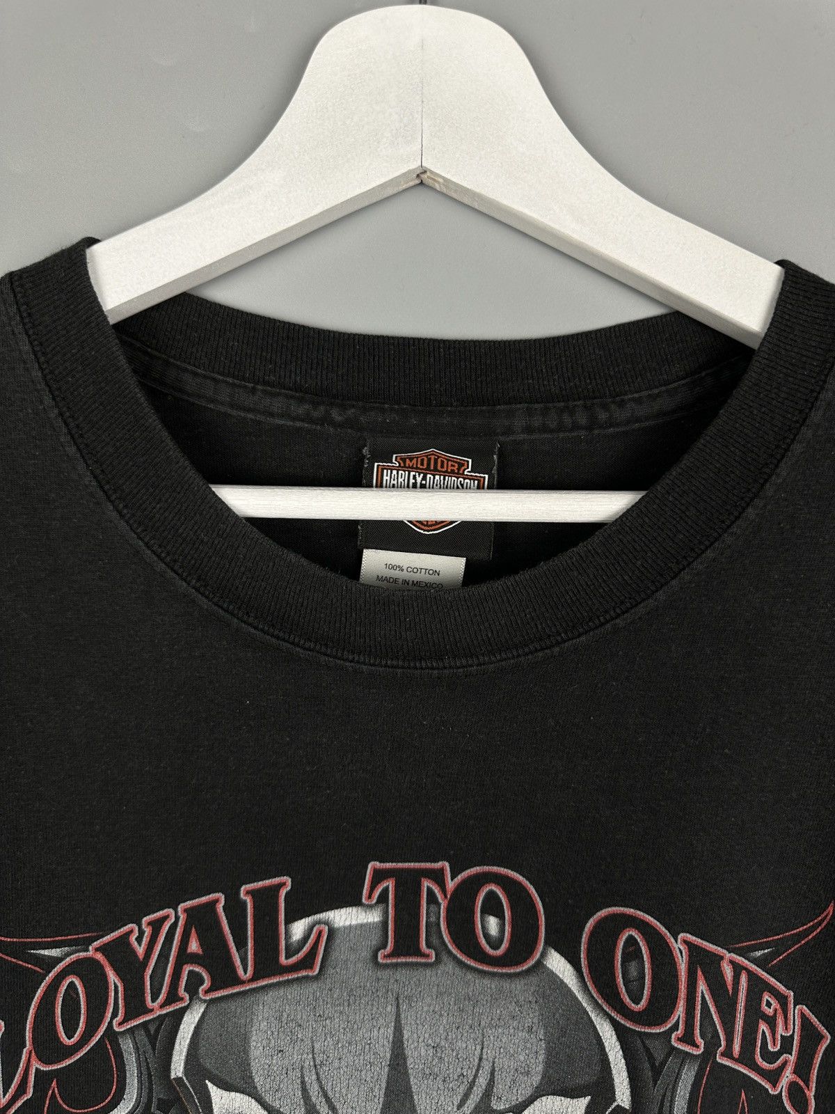 Harley Davidson Harley Davidson Fire Skull USA Graphic TShirt 3D Pig Vintage Size US L / EU 52-54 / 3 - 6 Thumbnail