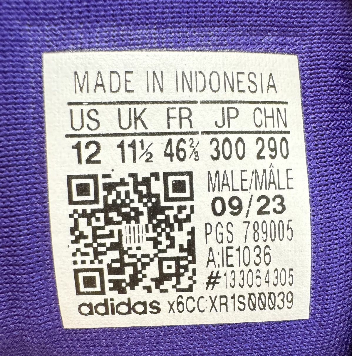 Adidas Adidas Alphaboost V1 Washington Huskies Size US 12 / EU 45 - 9 Thumbnail