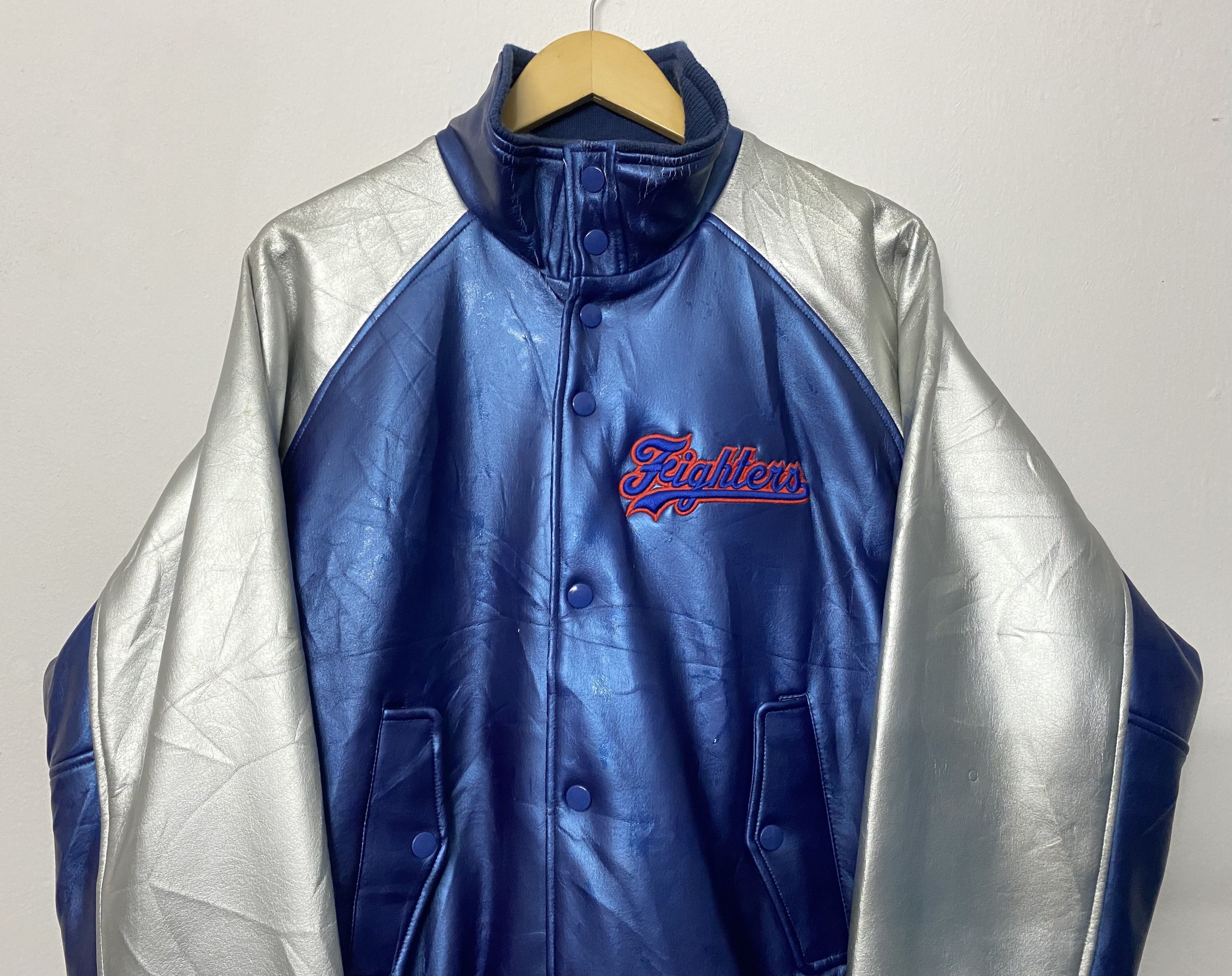 Mizuno Mizuno Fighters Japan Baseball Varsity Jacket Size L Size US L / EU 52-54 / 3 - 3 Thumbnail