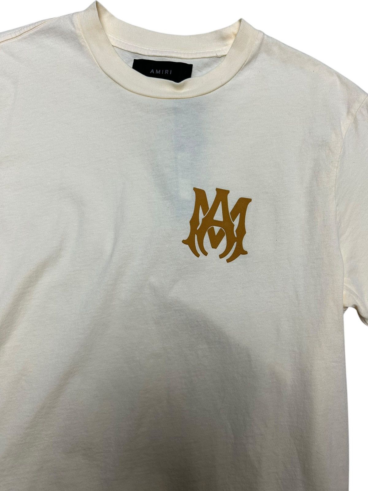 Amiri Amiri French Vanilla Tee - BNWT Size Small Size US S / EU 44-46 / 1 - 2 Thumbnail