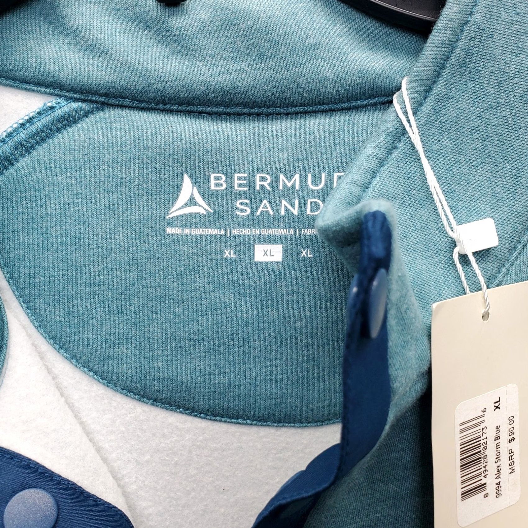 Vintage Bermuda Sands Golf Sweatshirt Mens XL Green Fleece Renaissance Country Club Logo Sweatshirt Size US XL / EU 56 / 4 - 7 Thumbnail