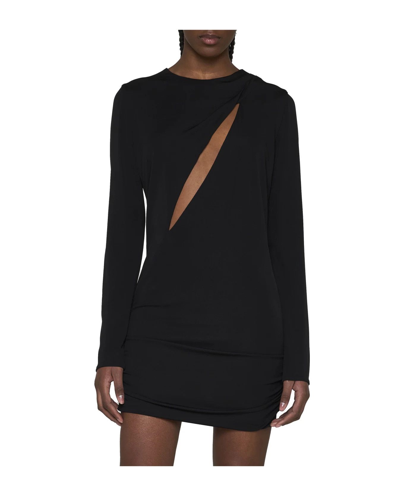 Versace o1y0226 Mini Dress in Black Size M / US 6-8 / IT 42-44 - 2 Thumbnail