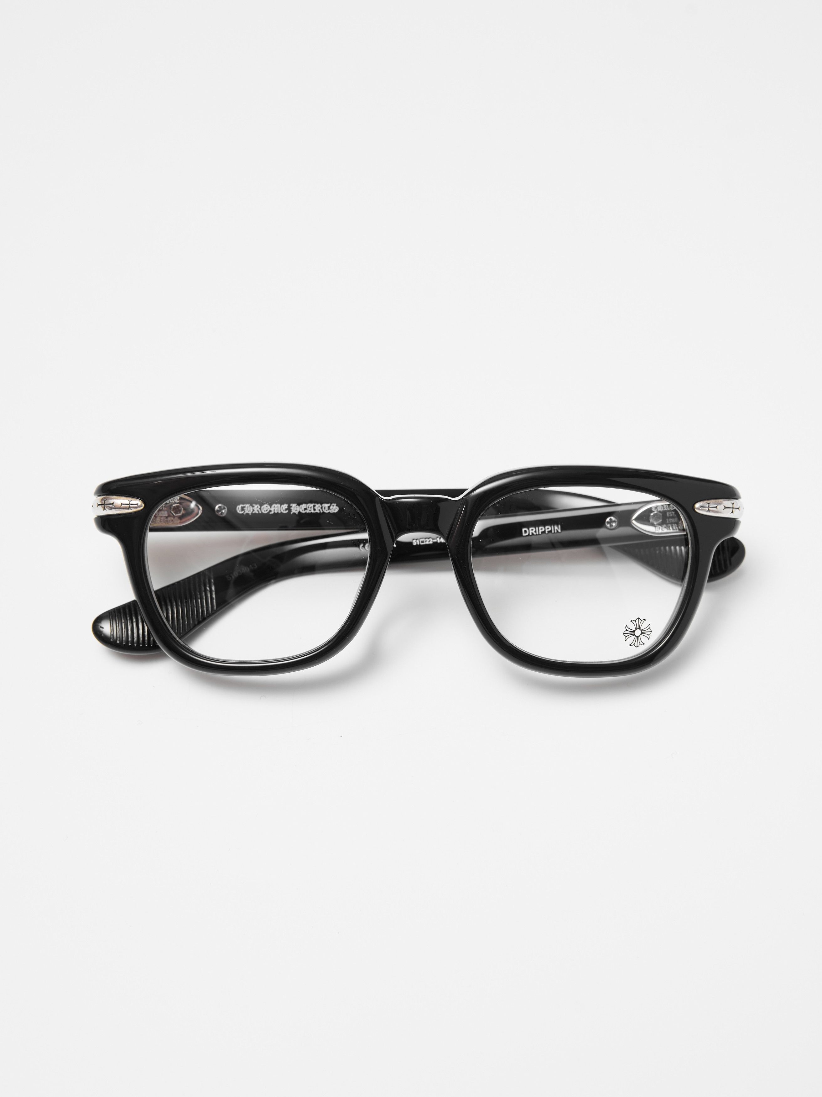 Chrome Hearts CHROME HEARTS DRIPPIN BLACK GLASSES Size ONE SIZE - 2 Thumbnail