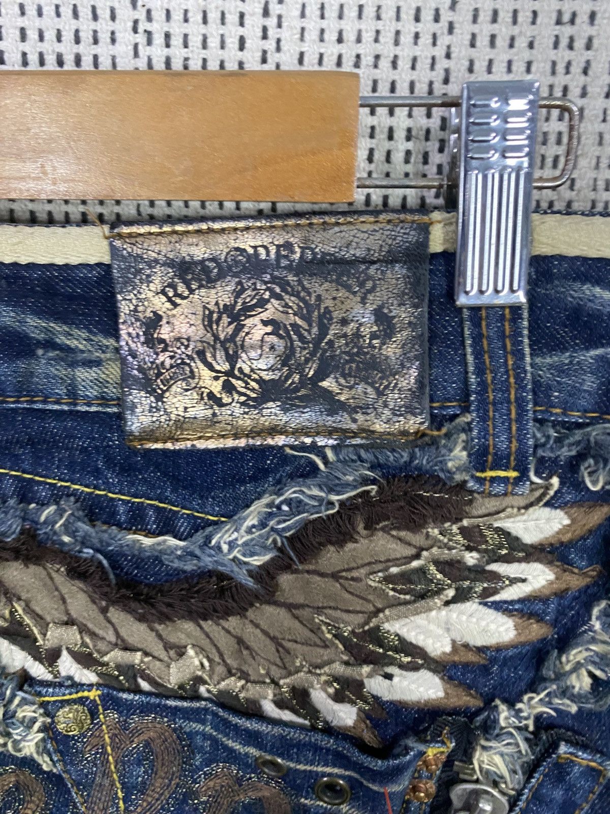 Japanese Brand Japanase brand red peppers flared denim very rare Size US 31 - 10 Thumbnail