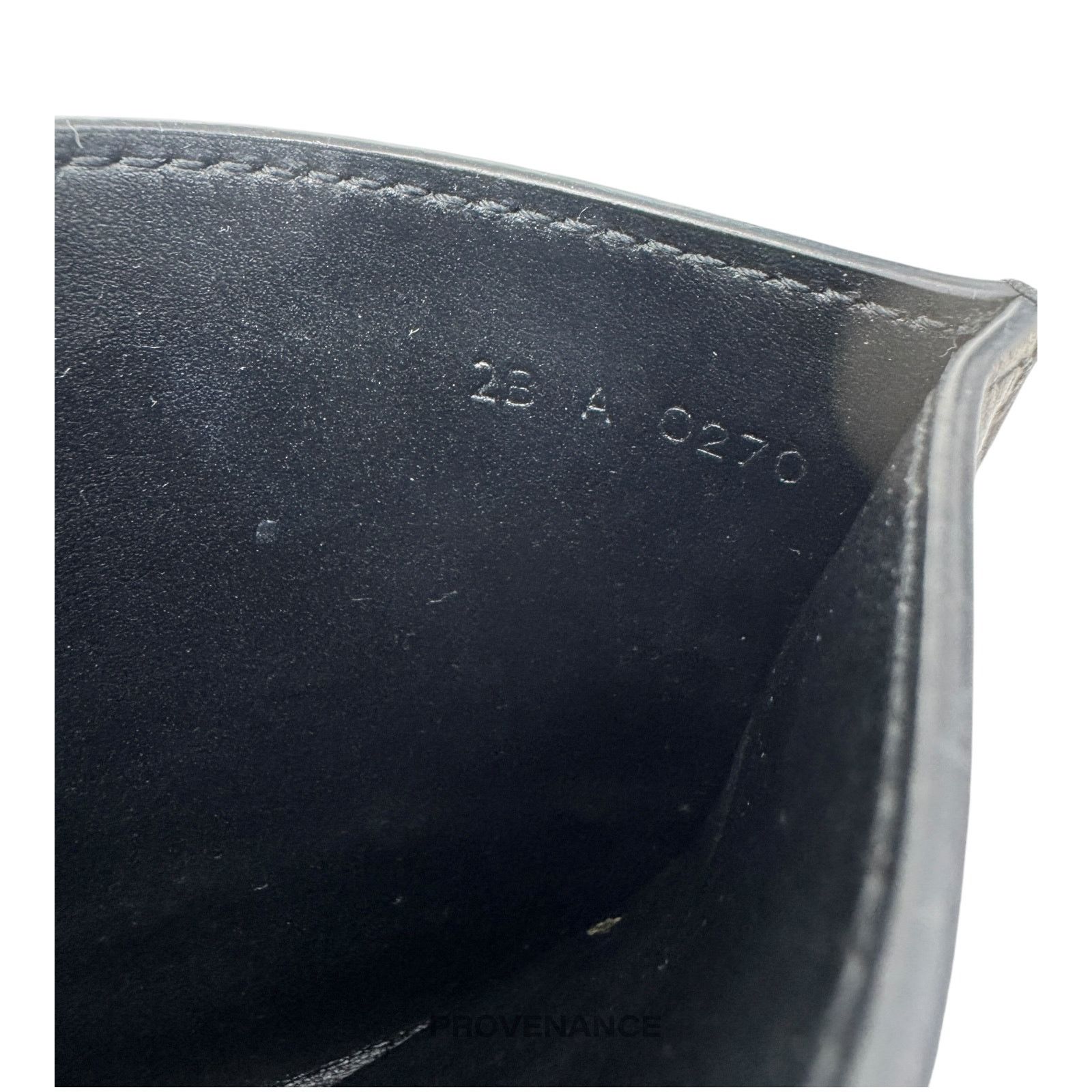 Givenchy 🔴 Givenchy Logo Card Wallet - Black Leather Metal Studs Size ONE SIZE - 6 Thumbnail