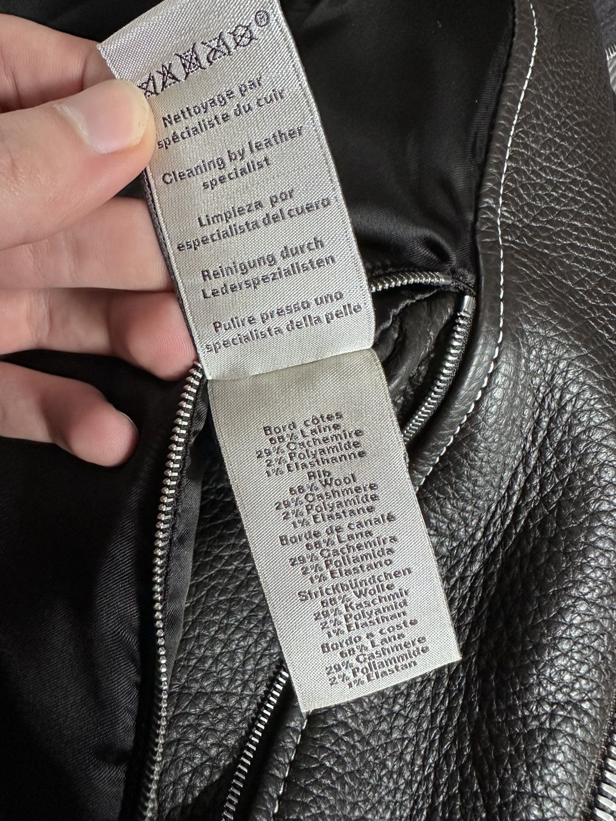 Hermes hermes maxi leather patch ribbed bomber jacket Size US L / EU 52-54 / 3 - 10 Thumbnail