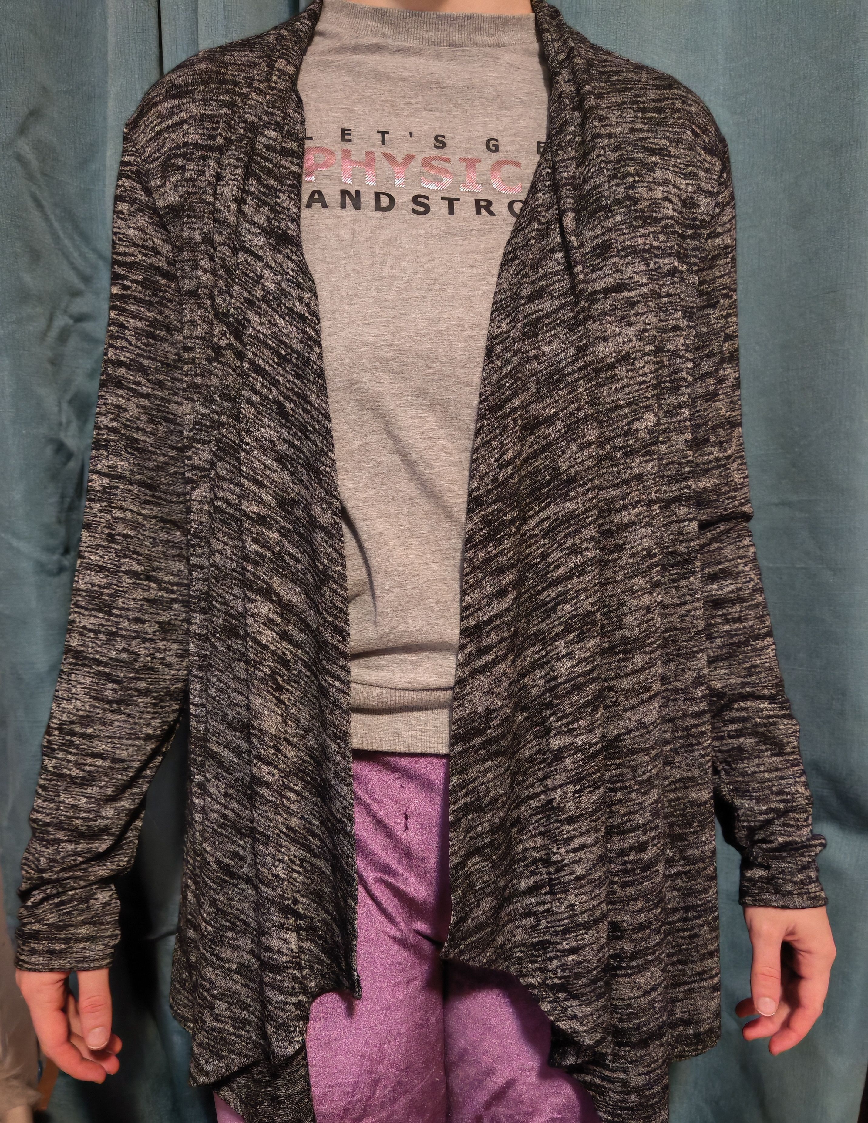 Apt. 9 Apt.9 Womens Stretch Open Front Rayon Cardigan Leisure Size L / US 10 / IT 46 - 5 Thumbnail