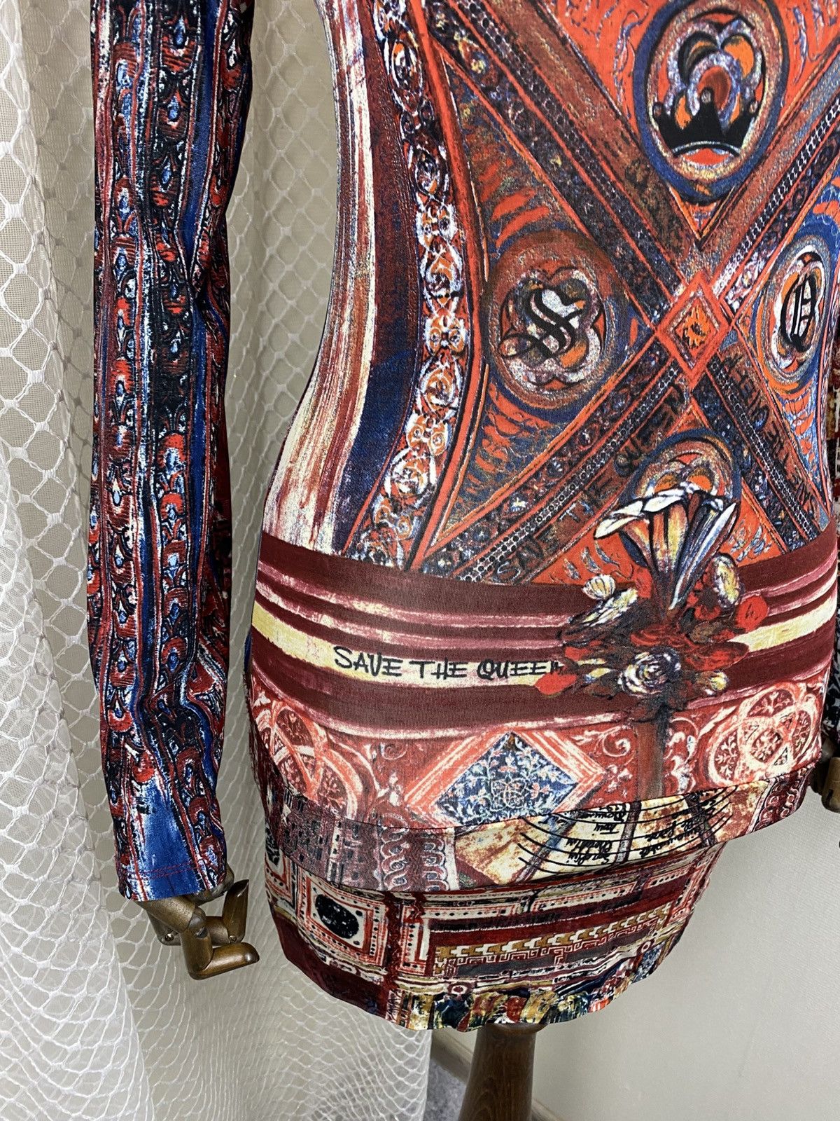 Jean Paul Gaultier × Vintage Save the queen vintage dress like gaultier Size L / US 10 / IT 46 - 6 Thumbnail