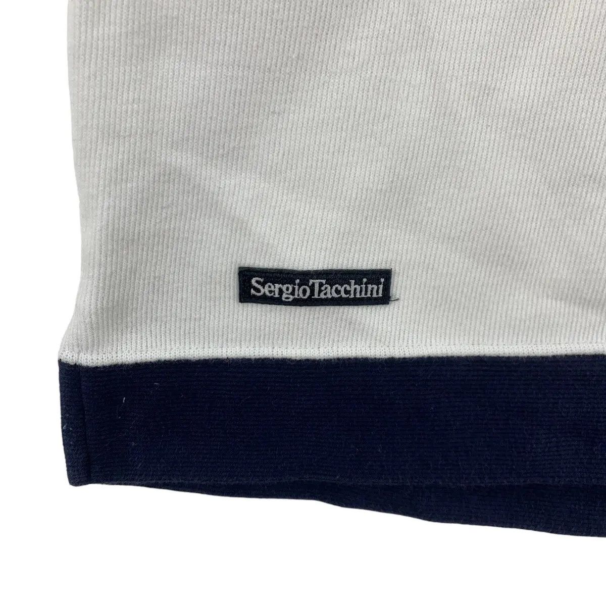 Sergio Tacchini Vintage 90’ SERGIO TACCHINI ITALY Striped Tennis Size L / US 10 / IT 46 - 3 Thumbnail