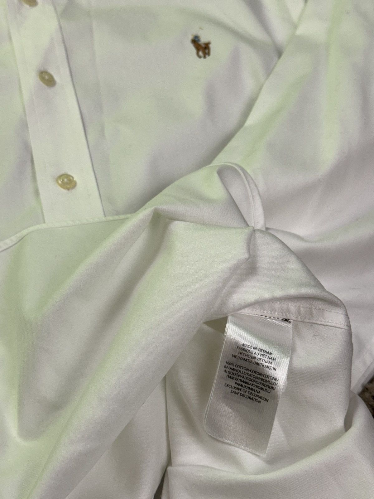 Polo Ralph Lauren White shirt Polo Ralph Lauren Oxford original old money item Size US L / EU 52-54 / 3 - 4 Thumbnail