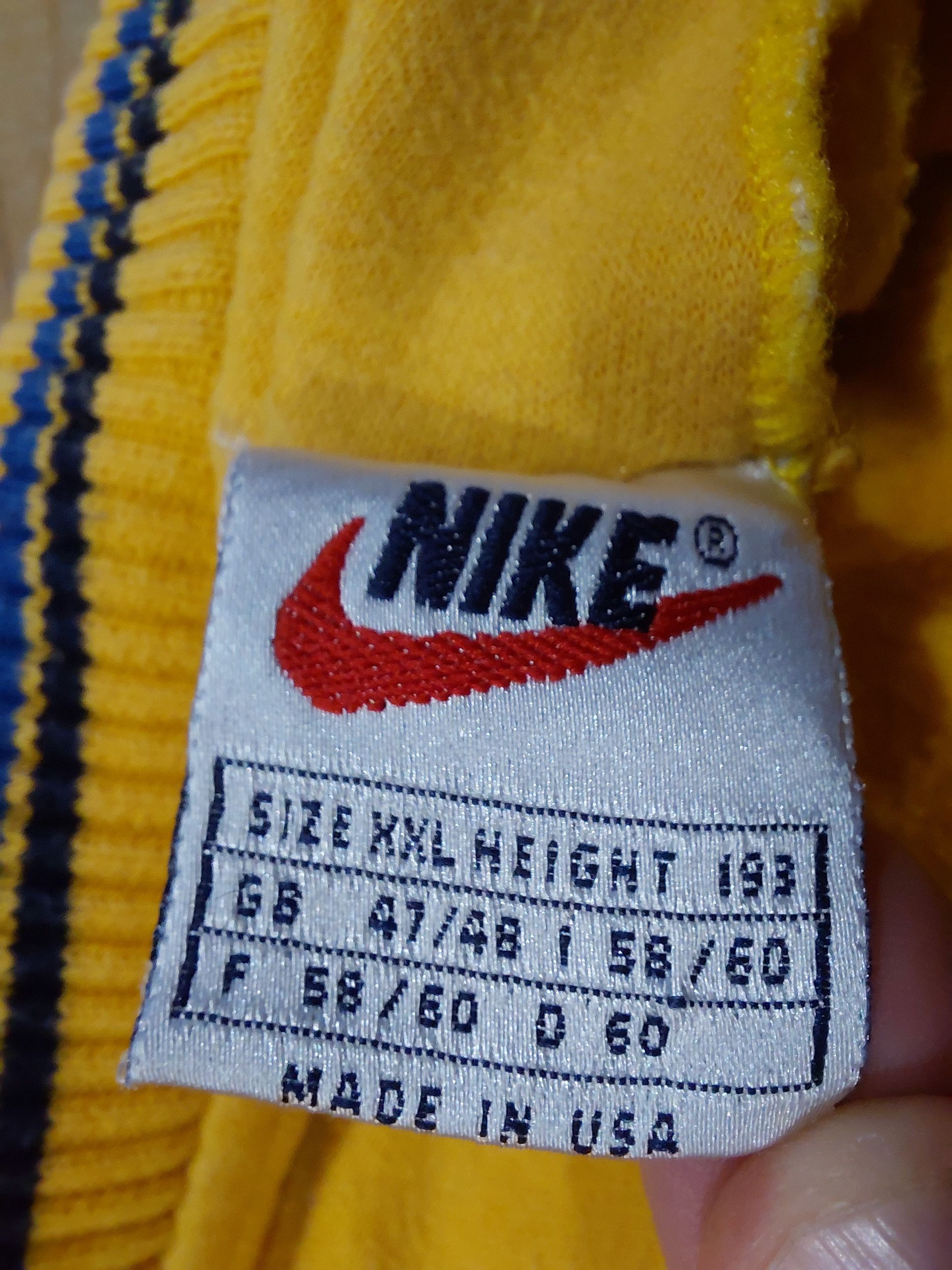 Nike Nike Vintage 1990s Varsity Bomber Jacket Size XL Made in USA Size US XL / EU 56 / 4 - 3 Thumbnail