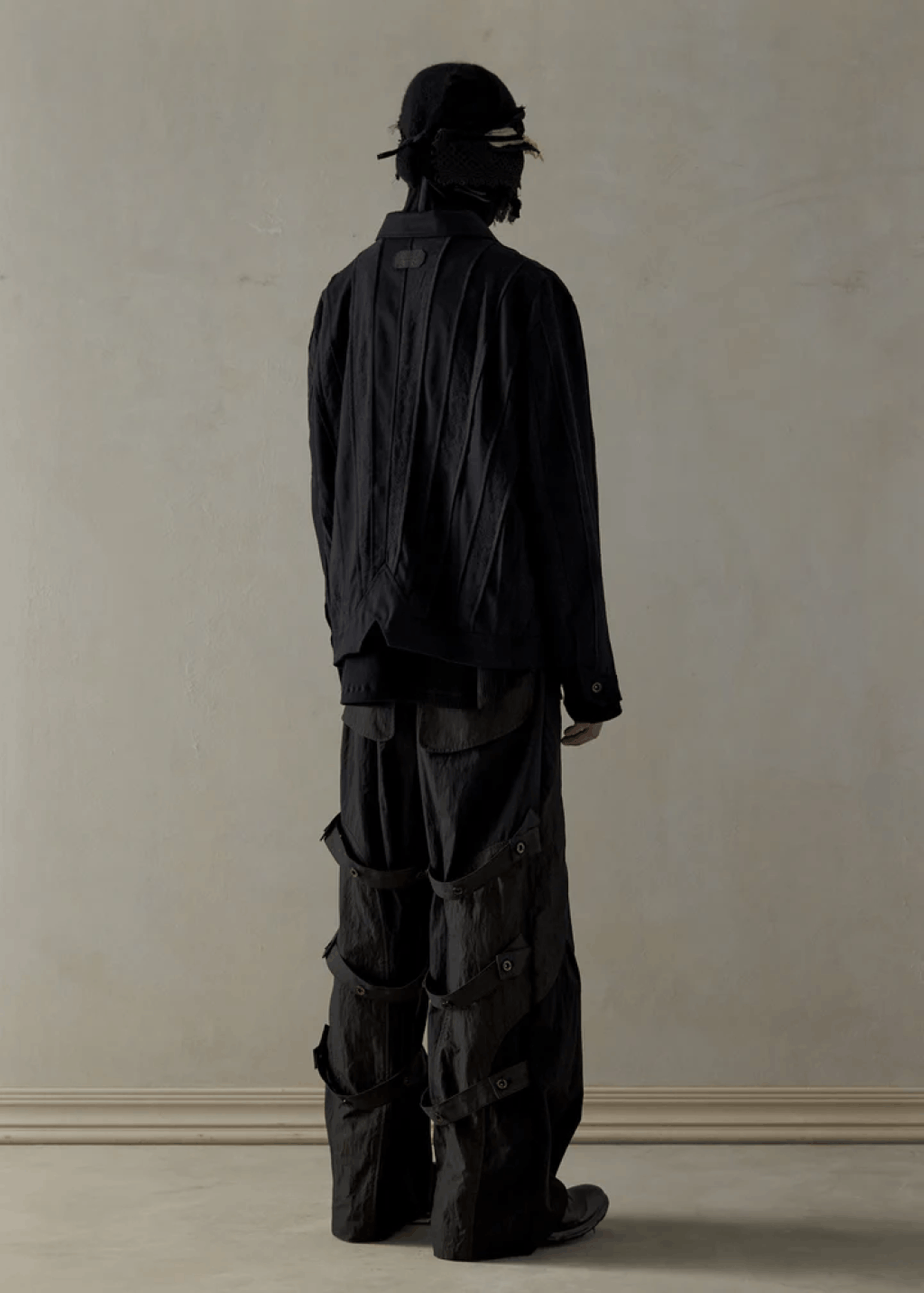 Professor.E Professor.E 23FW - Infiniti Pleats Coach JKT - Black Size US M / EU 48-50 / 2 - 7 Thumbnail