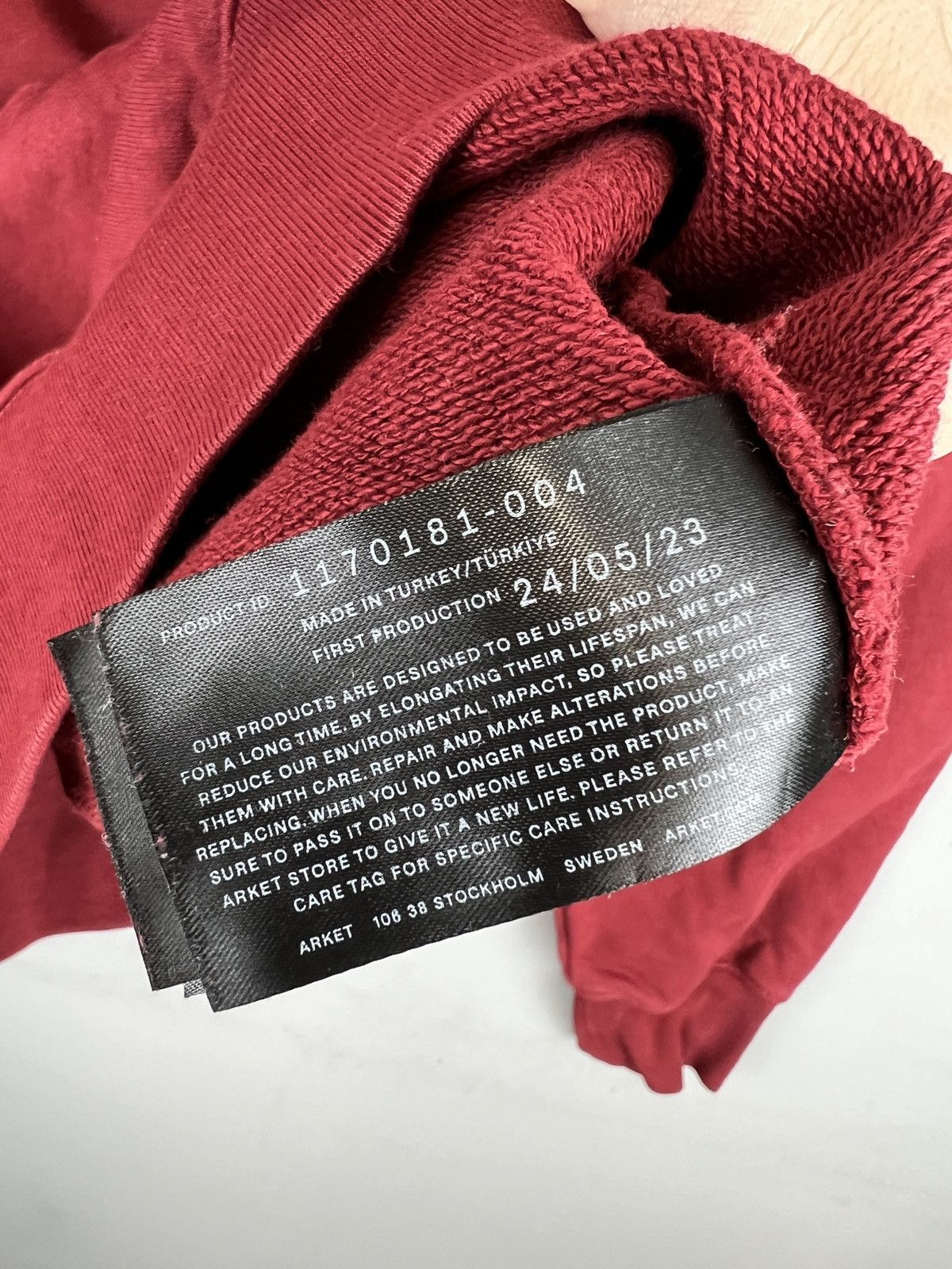 Arket Arket Red Sweatshirt oversized Size US S / EU 44-46 / 1 - 7 Thumbnail