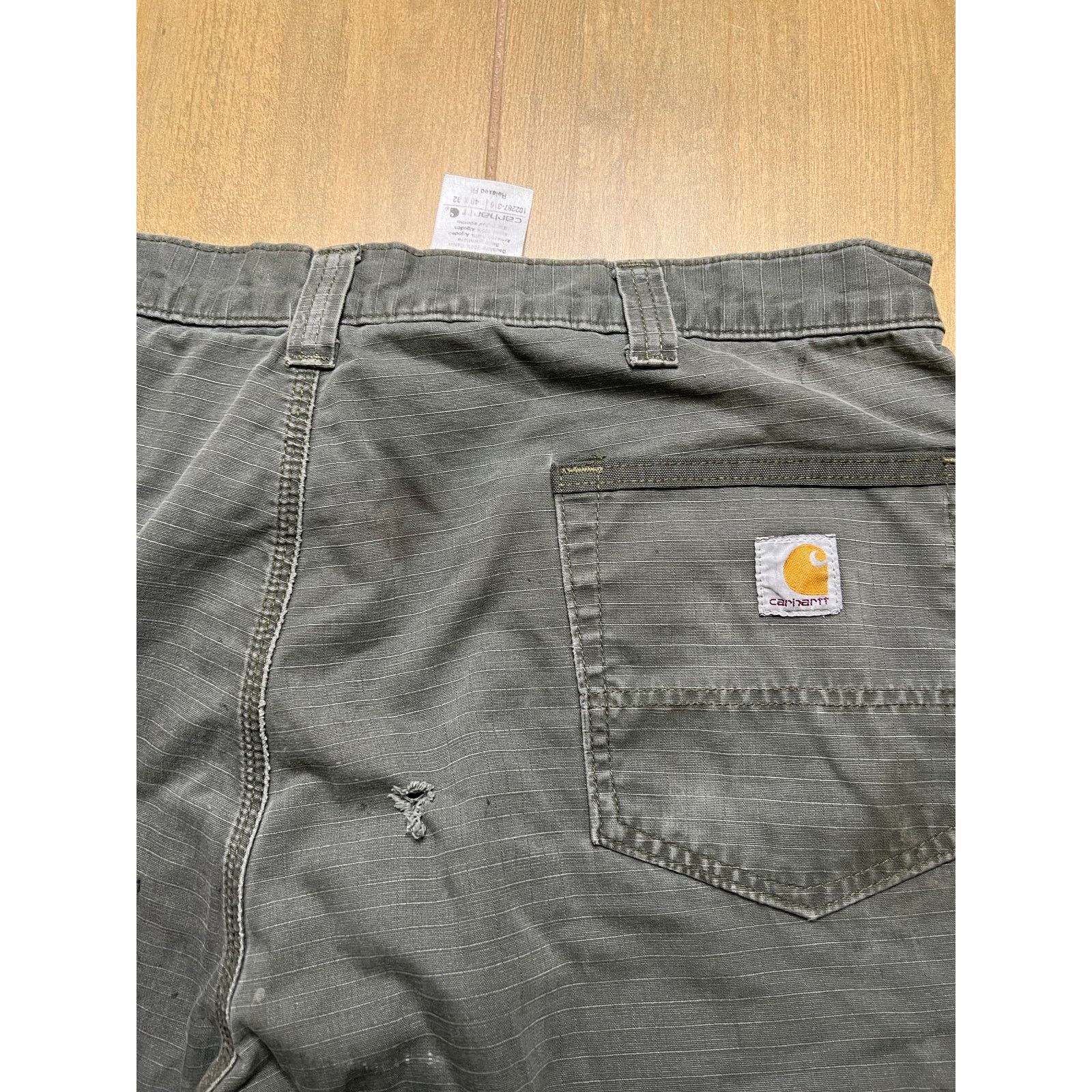 Carhartt Vintage Carhartt Cargo Double Knee flannel-lined Sz 38x30 Size US 40 / EU 56 - 8 Thumbnail
