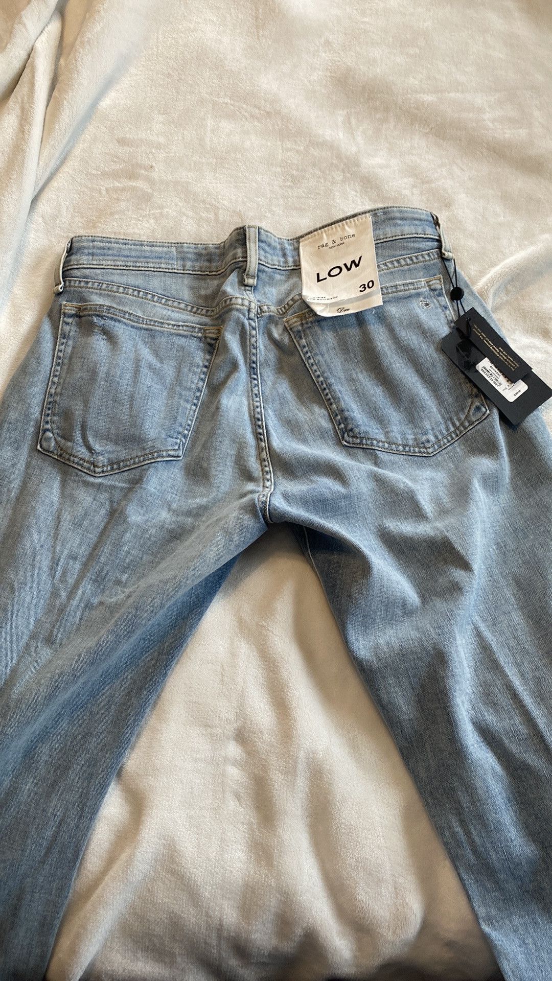 Rag & Bone Rag & Bone Dre Low-rise Slim Boyfriend Jeans, Size 30, NWT Size 30" / US 8 / IT 44 - 1 Thumbnail