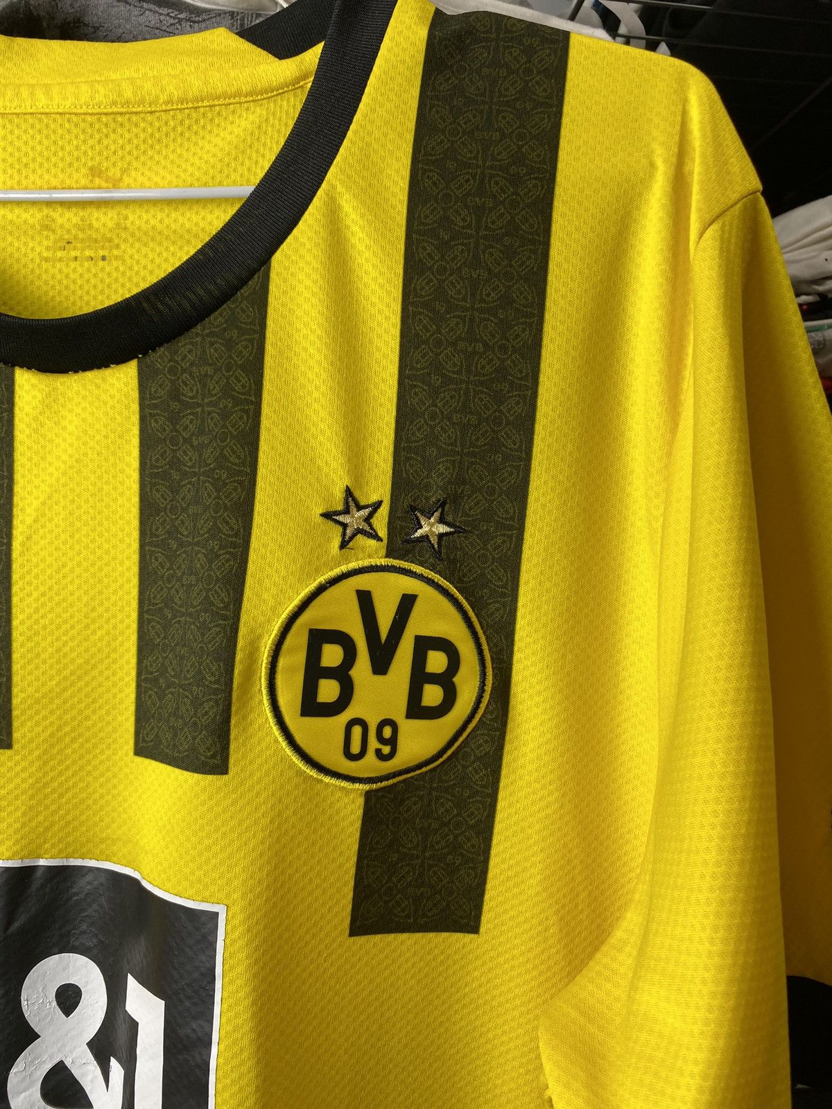 Puma Vintage Puma BVB Borussia Soccer Jersey T Shirt Football Size US L / EU 52-54 / 3 - 5 Thumbnail