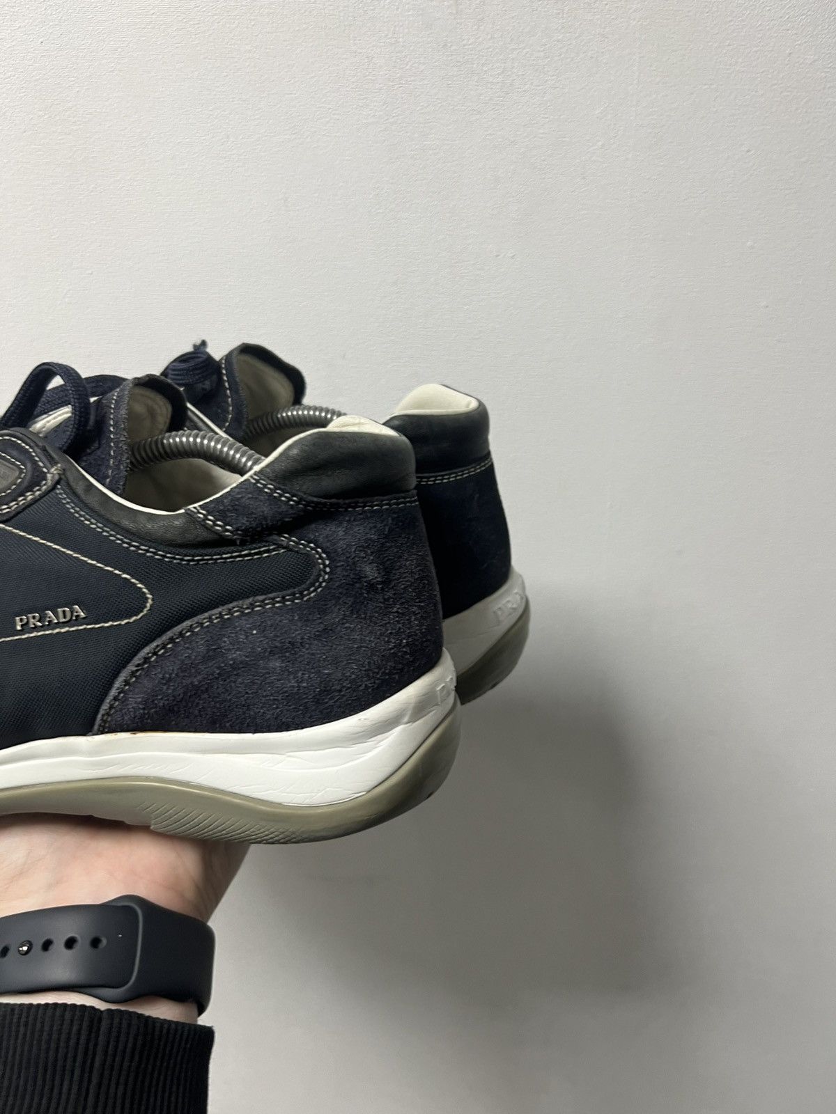 Prada Vintage Prada Blue American Cup Luxury Sneakers Size US 9 / EU 42 - 7 Thumbnail