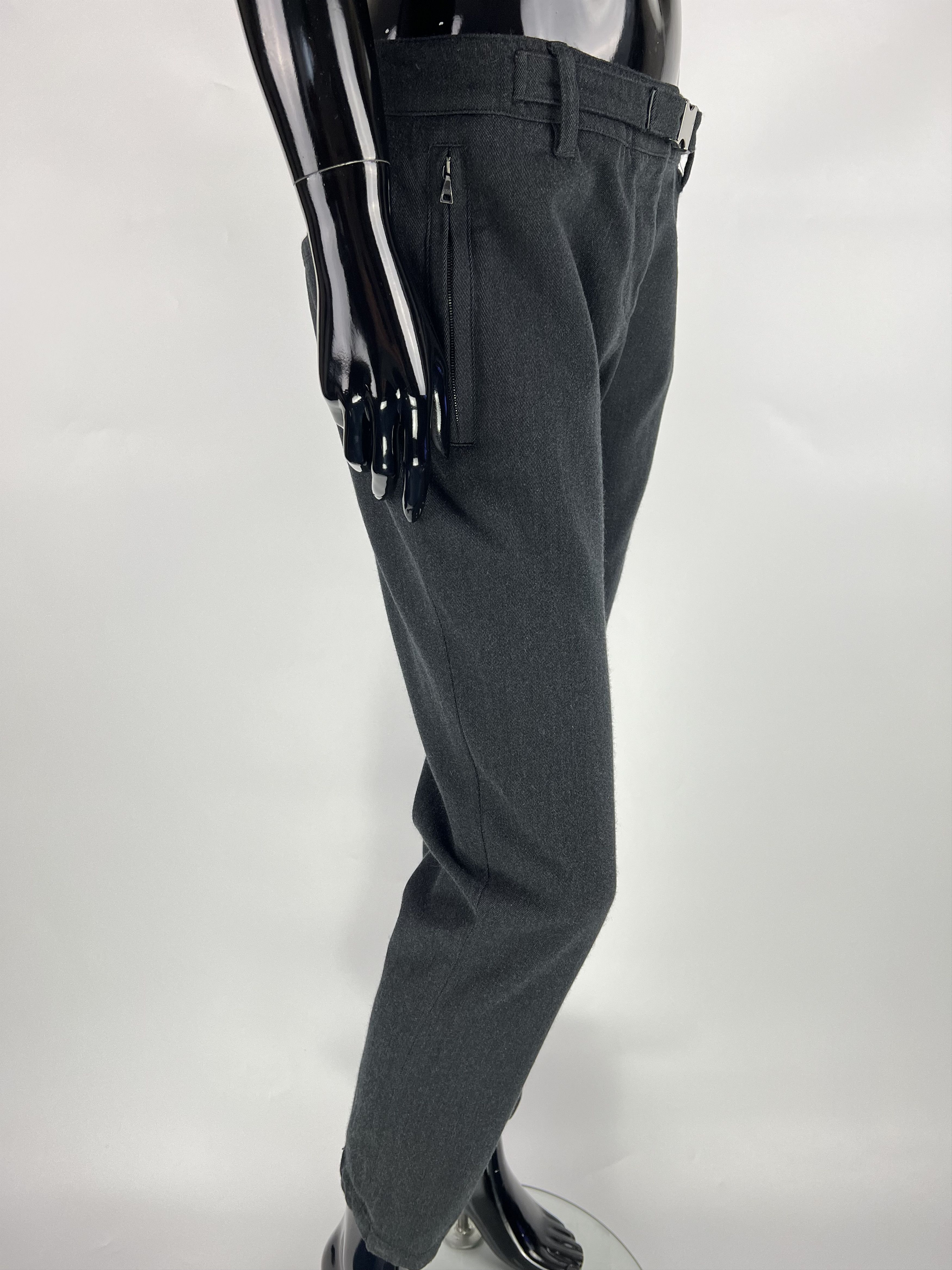 Prada Prada Wool Belted Pants Size 32" / US 10 / IT 46 - 7 Thumbnail