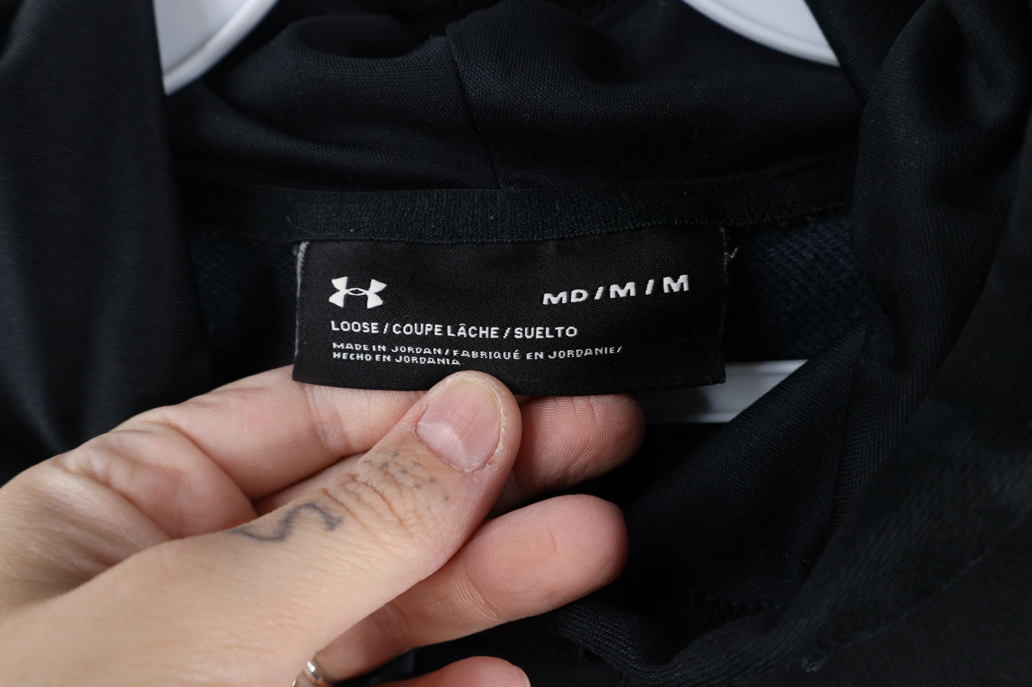 Under Armour × Vintage Under Armour Hunt Camouflage Hoodie Sweatshirt Black Size US M / EU 48-50 / 2 - 7 Thumbnail