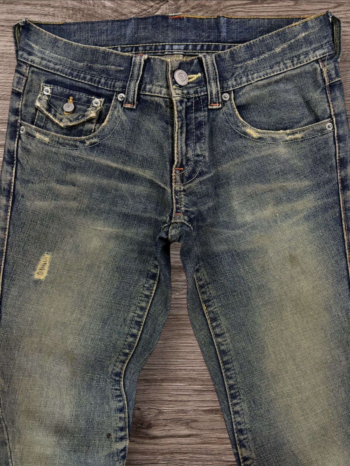 If Six Was Nine Y2K Japan If Six Was Nine Inspired Mud Washed Flare Jeans Size US 30 / EU 46 - 5 Thumbnail
