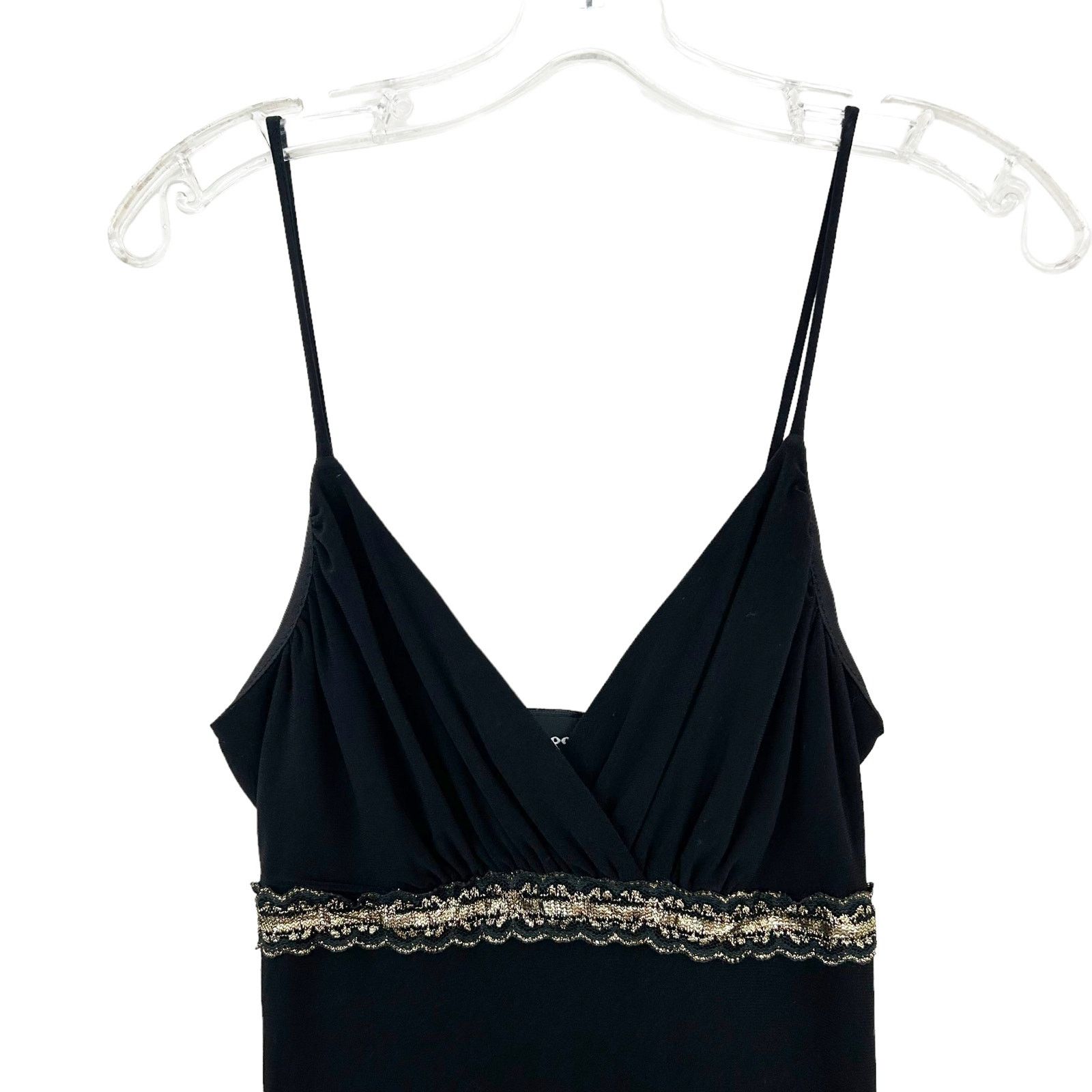 Other Vintage Y2K Taboo Black Gold Mini Dress Sz M Size M / US 6-8 / IT 42-44 - 2 Thumbnail
