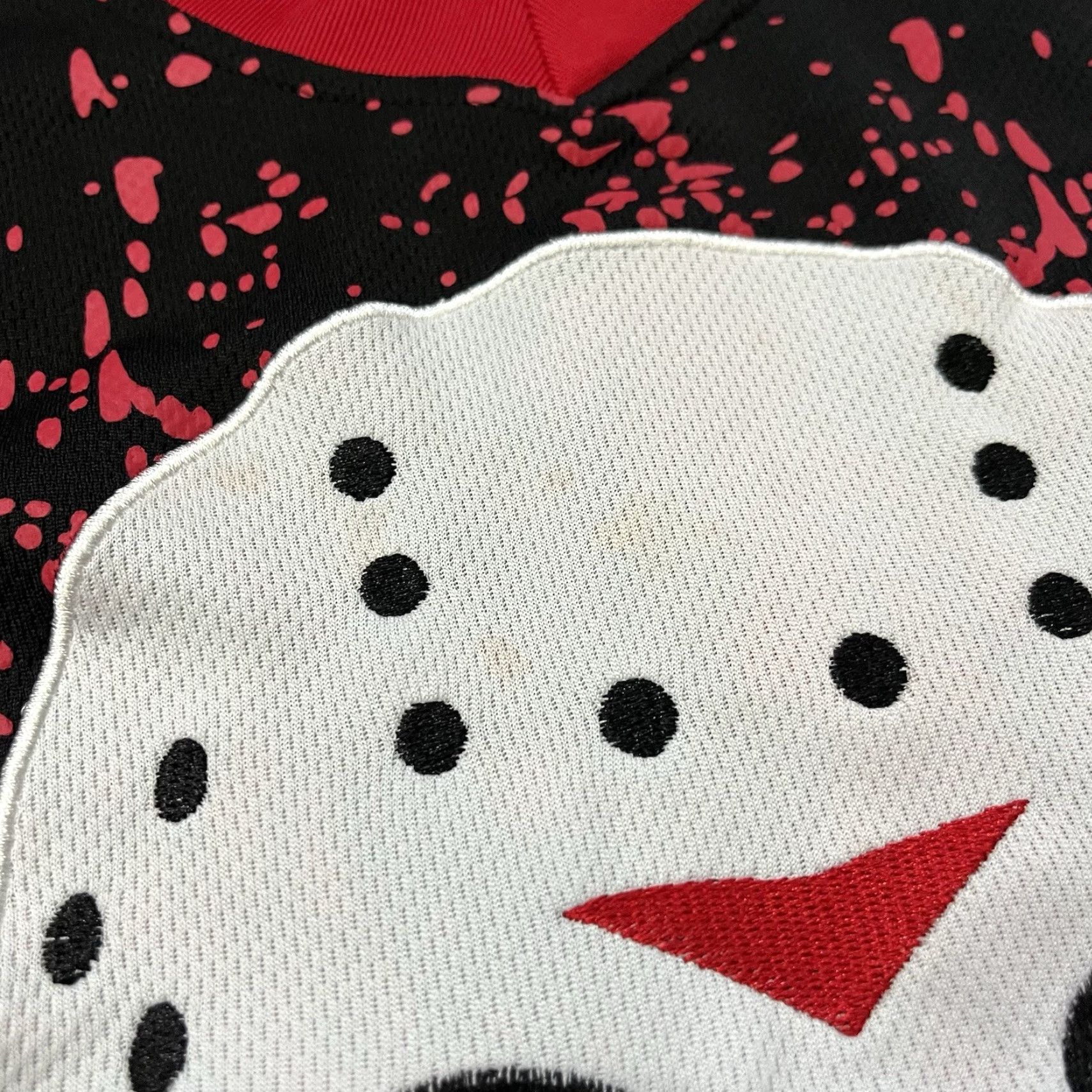 Vintage Bioworld Friday the 13th Jason Voorhees Hockey Jersey Shirt Men S Black Long Sleeve Jersey Halloween Horror 80s 90s Movie Character Size US S / EU 44-46 / 1 - 3 Thumbnail