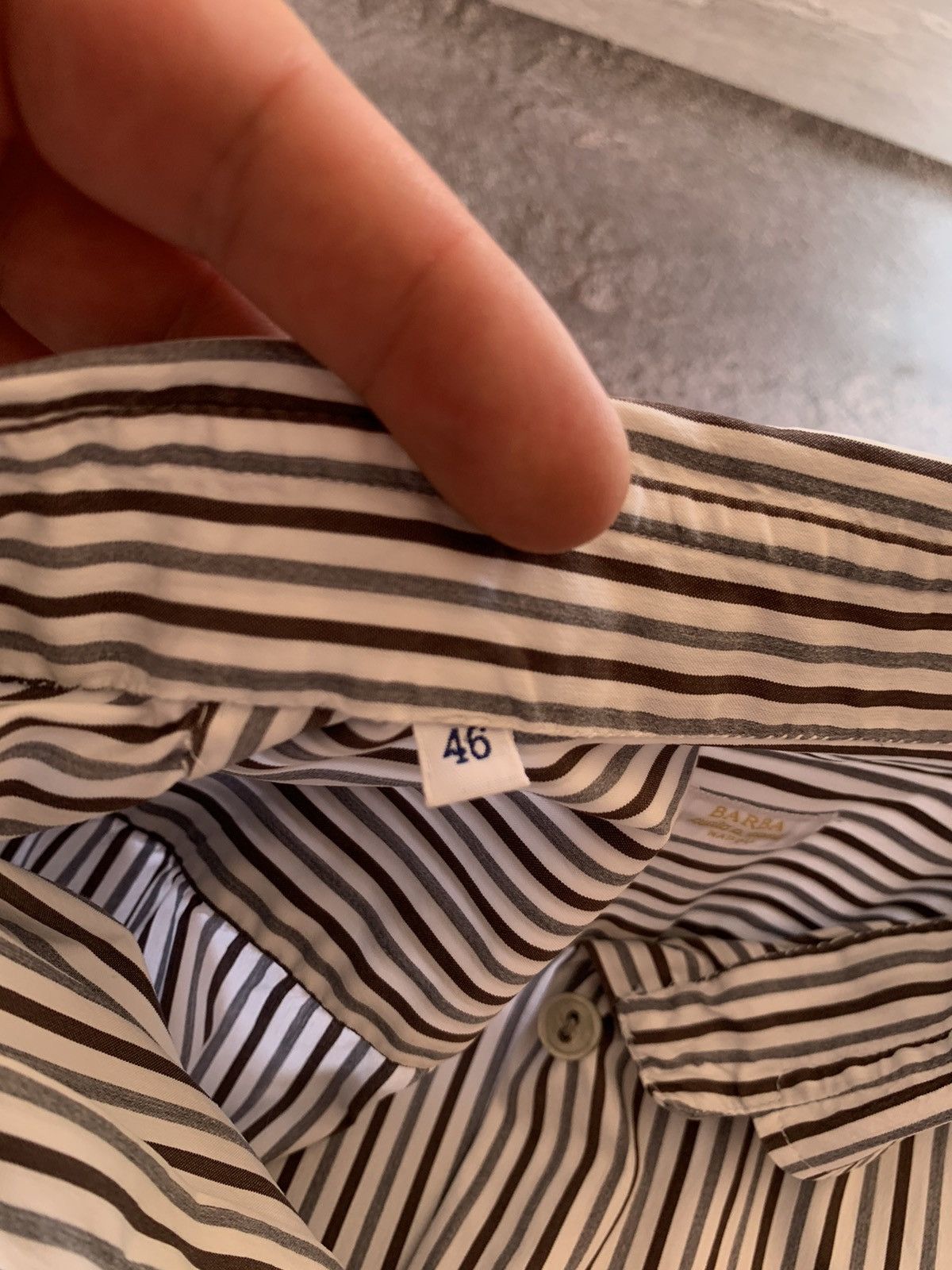 Barba Napoli Women’s Barba Napoli Button Up Striped Shirt 46 size Size L / US 10 / IT 46 - 7 Thumbnail