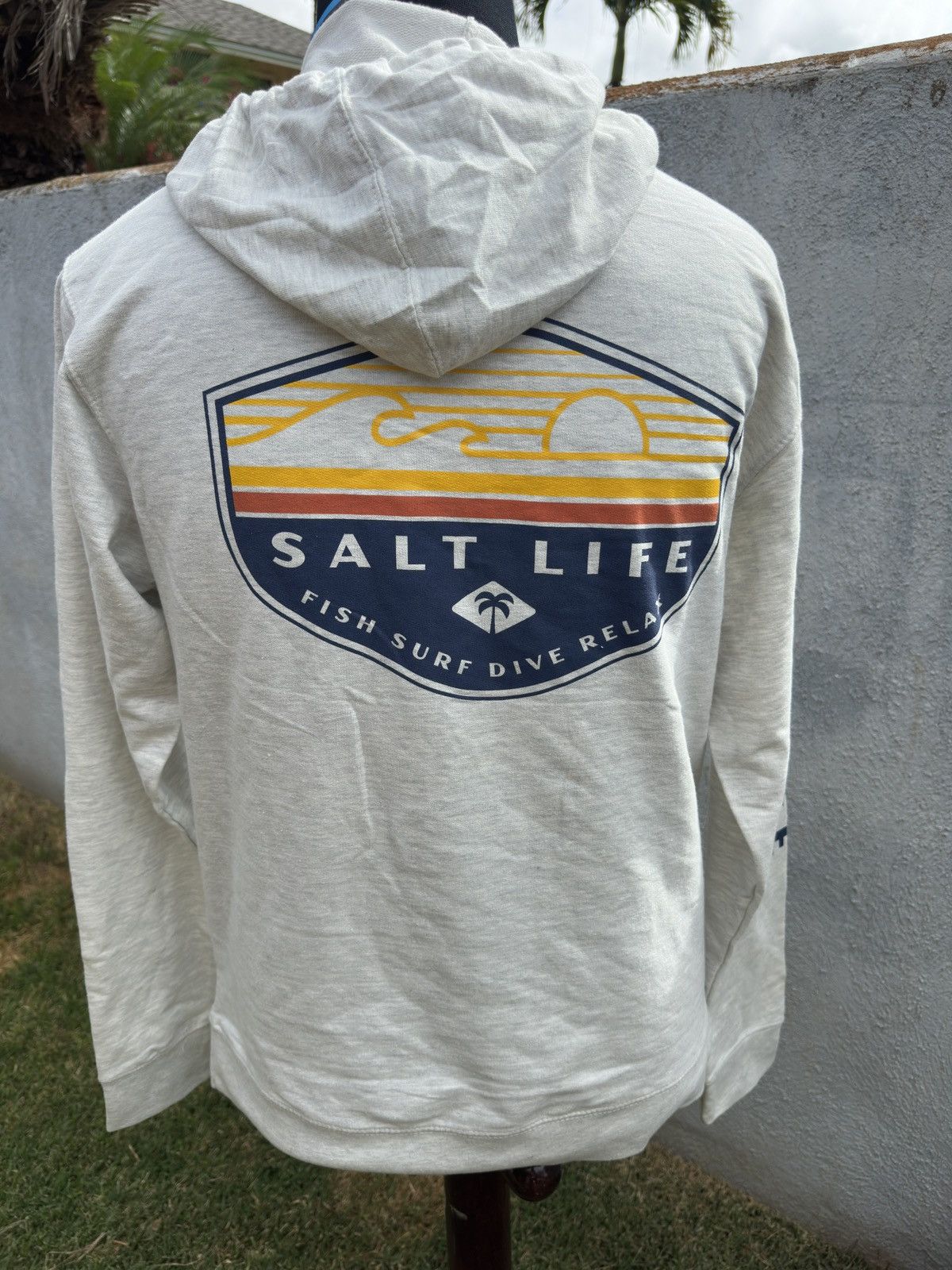 Other Salt Life Men’s L Graphic Hoodie Light Heather Sweatshirt Size US L / EU 52-54 / 3 - 2 Thumbnail