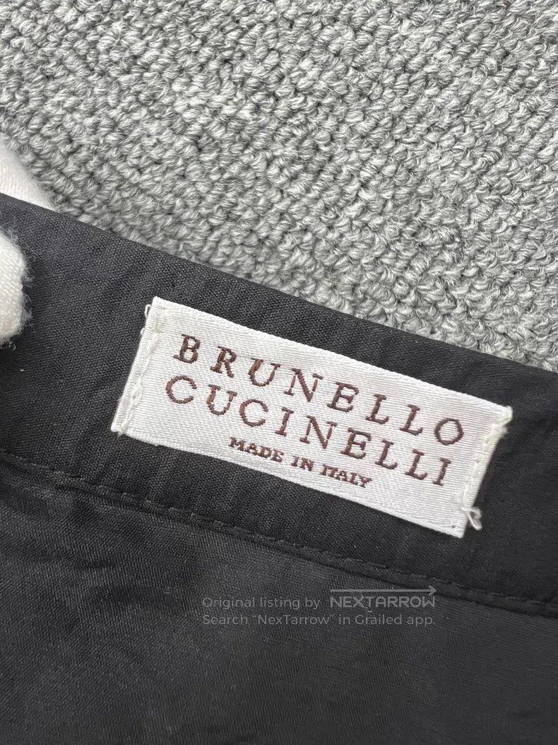 Brunello Cucinelli Brunello Cucinelli Beaded Cotton Top Size S / US 4 / IT 40 - 5 Thumbnail