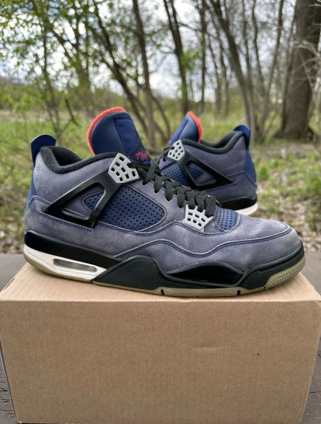 Jordan Brand Nike Air Jordan Retro 4 Winter Loyal Blue Size 10.5 Men Size US 10.5 / EU 43-44 - 1 Thumbnail