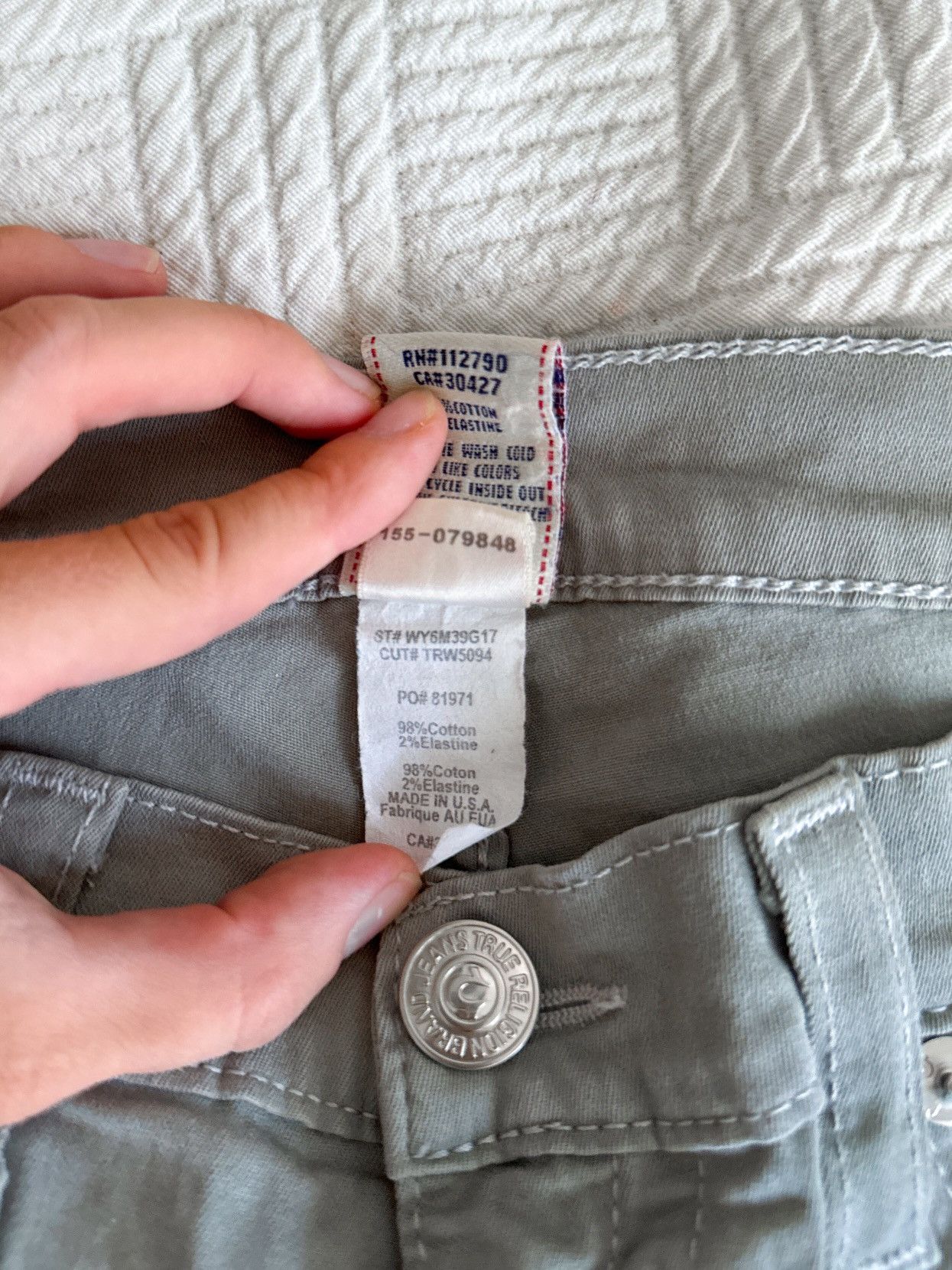 True Religion True Religion vintage "Krista" Skinny cargo jeans Low Rise Size 30" / US 8 / IT 44 - 6 Thumbnail