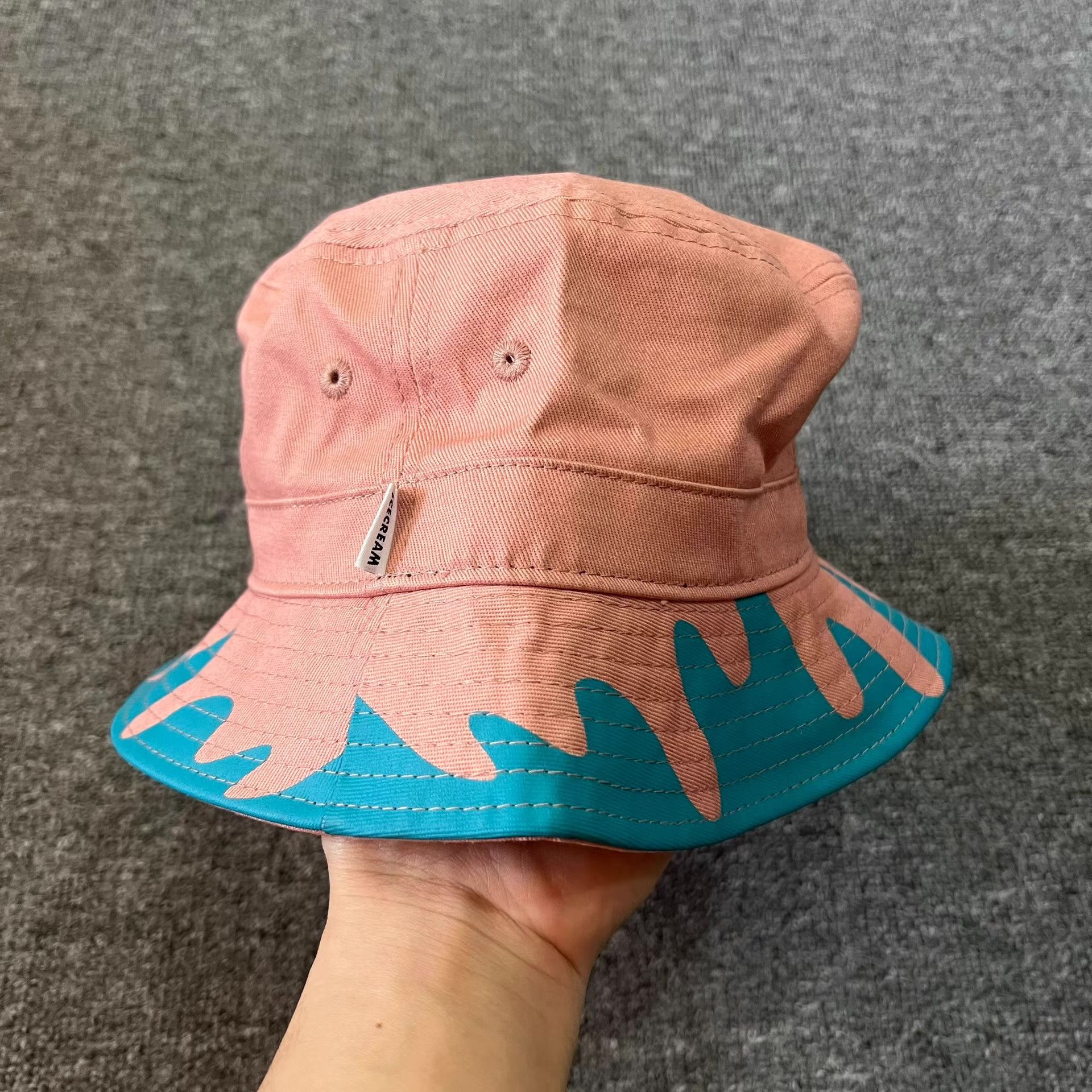Billionaire Boys Club BBC ICECREAM Strawberry Melted Ice Cream Bucket Hat Q7 Size ONE SIZE - 1 Thumbnail