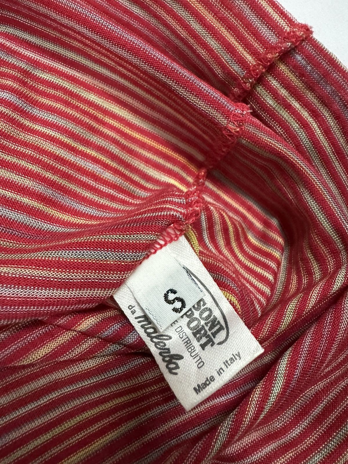 Missoni Vtg🔥Missoni Sport Multicolor Striped Tee Size US S / EU 44-46 / 1 - 13 Thumbnail