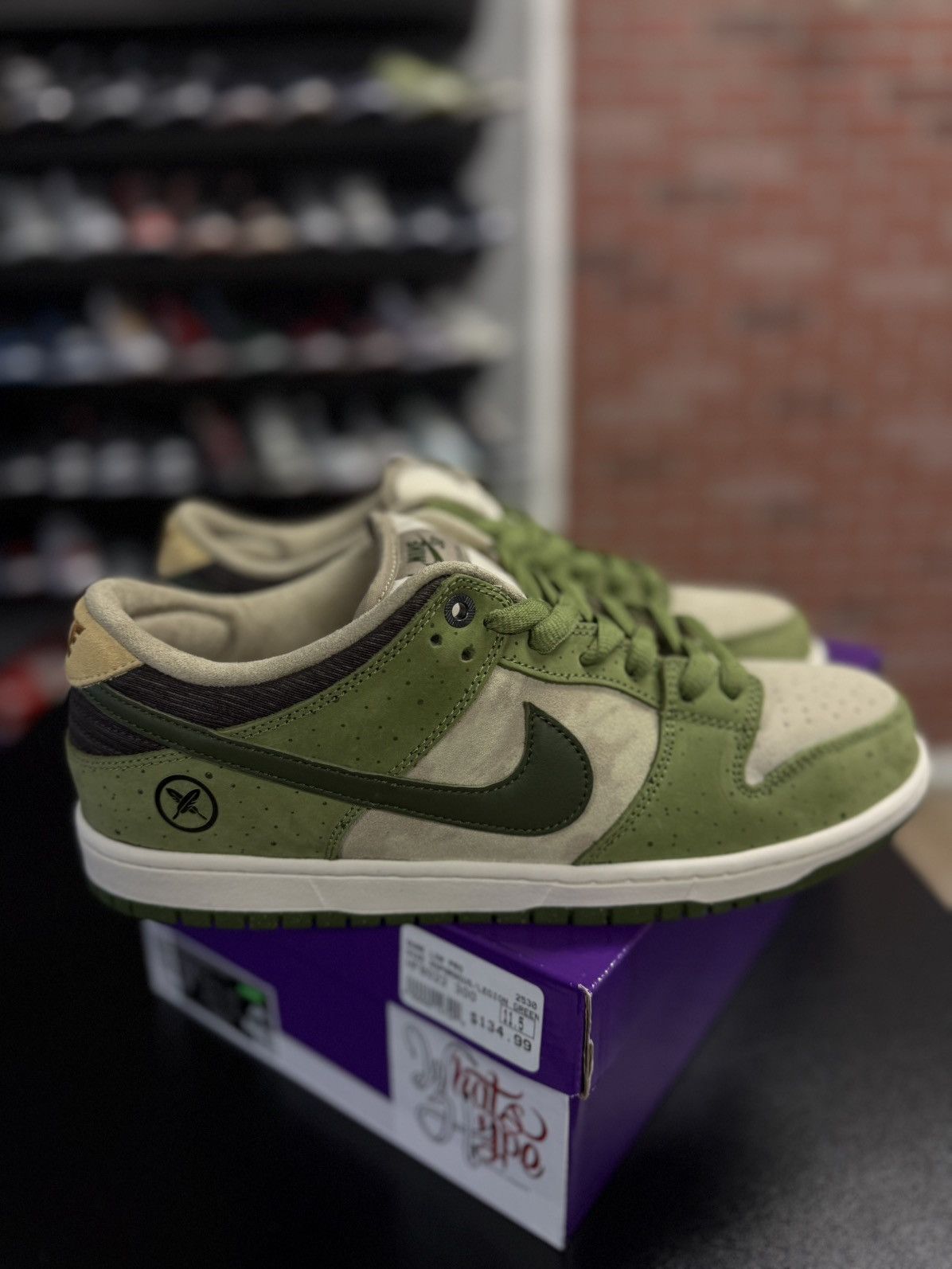 Nike Nike Dunk Low Yuto Horigome Matcha Size 11.5 (NEW) Size US 11.5 / EU 44-45 - 10 Thumbnail