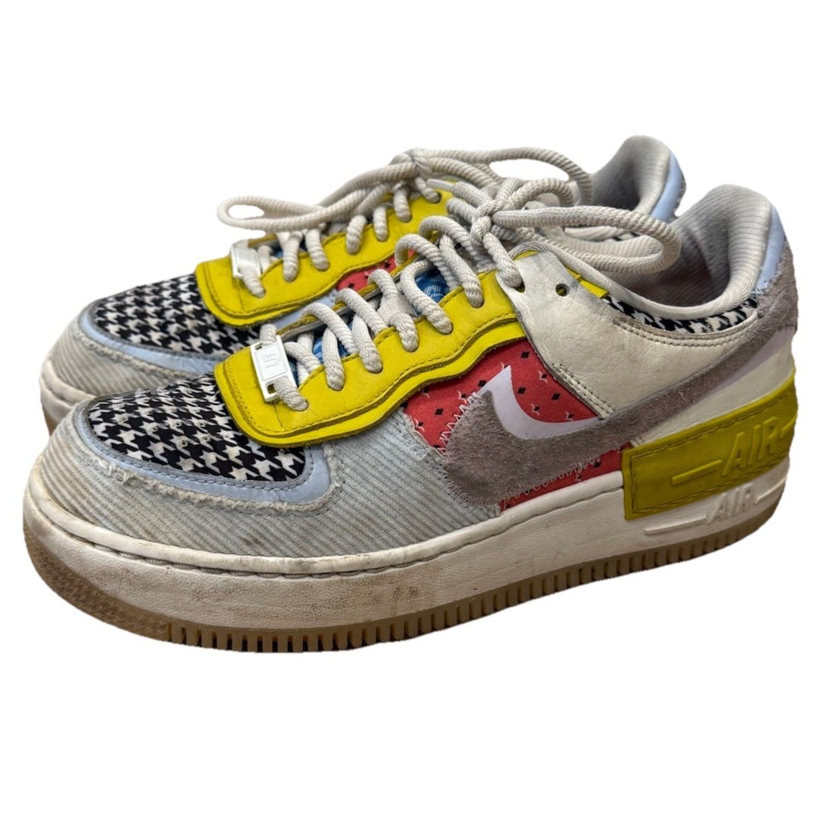 Nike Nike Air Force 1 Shadow “Patchwork” Women’s 7.5 Pre-loved Size US 7.5 / IT 37.5 - 1 Thumbnail