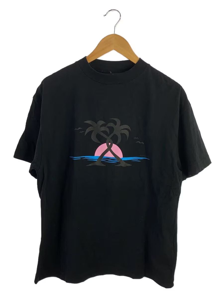 Palm Angels Palm Angels Cotton T-Shirt Black Size US M / EU 48-50 / 2 - 1 Thumbnail