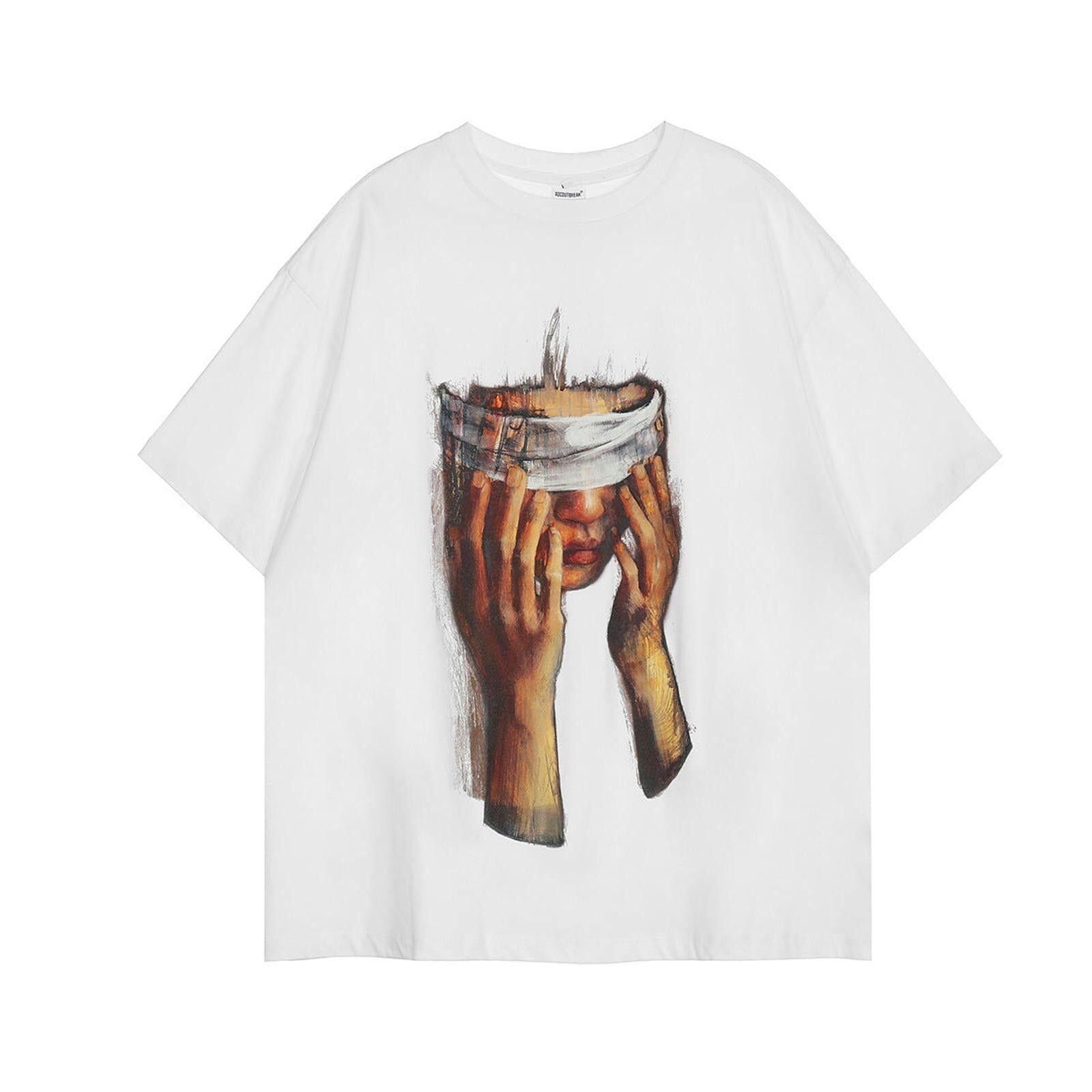 Other FACE Graphic Oversized T-Shirt, Streetwear Tee Size US L / EU 52-54 / 3 - 4 Thumbnail