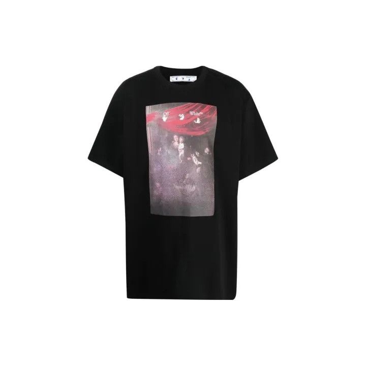Off-White OFF-WHITE SS22 Graphic Print Black T-Shirt 0079 Size US XS / EU 42 / 0 - 1 Thumbnail