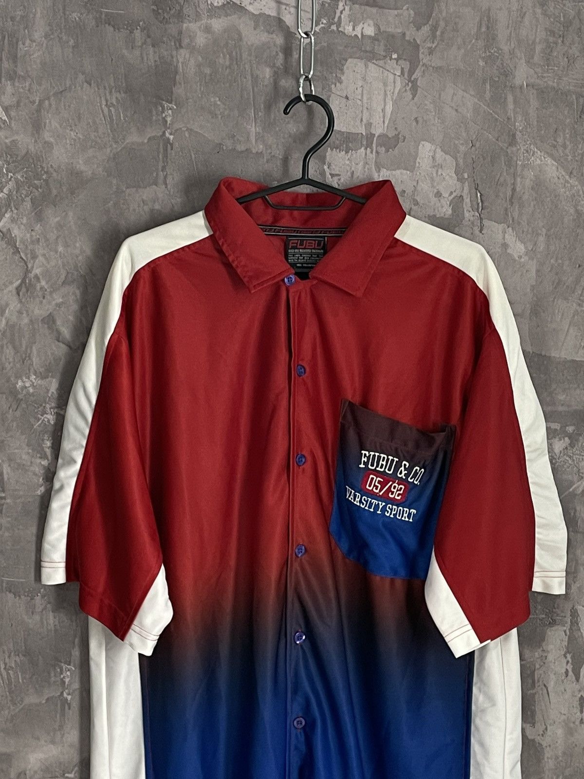 Fubu × Vintage 90s Vintage Fubu Embroidered Pocket Logo Polo Shirt Size US M / EU 48-50 / 2 - 3 Thumbnail