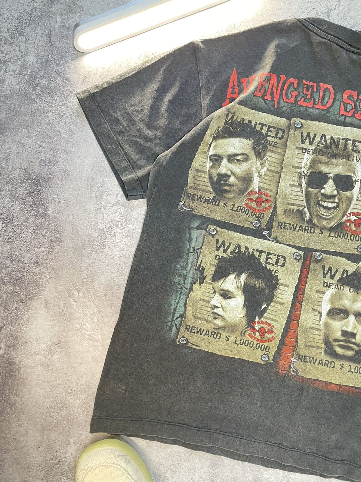 Band Tees Vtg Avenged Sevenfold A7X Fade Tour Band Tee M Size US M / EU 48-50 / 2 - 10 Thumbnail
