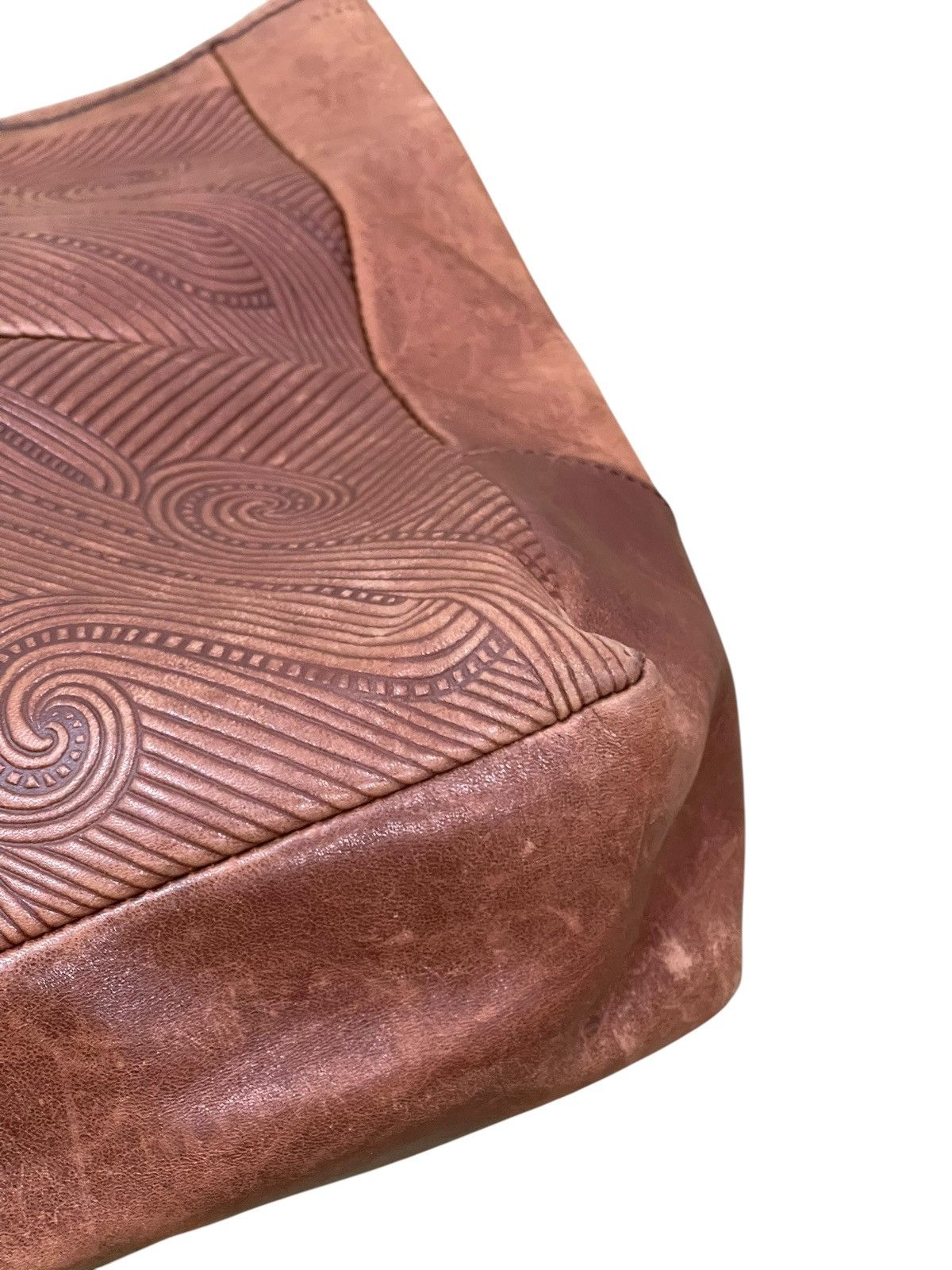 Genuine Leather Embossed Full Leather Ursule Beau Geste Paris Tote Bag 1🟩5 Size ONE SIZE - 7 Thumbnail