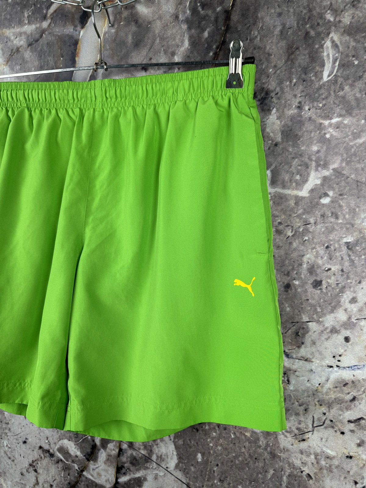 Puma Men’s Puma Shorts Green Streetwear Size Medium Size US 32 / EU 48 - 3 Thumbnail