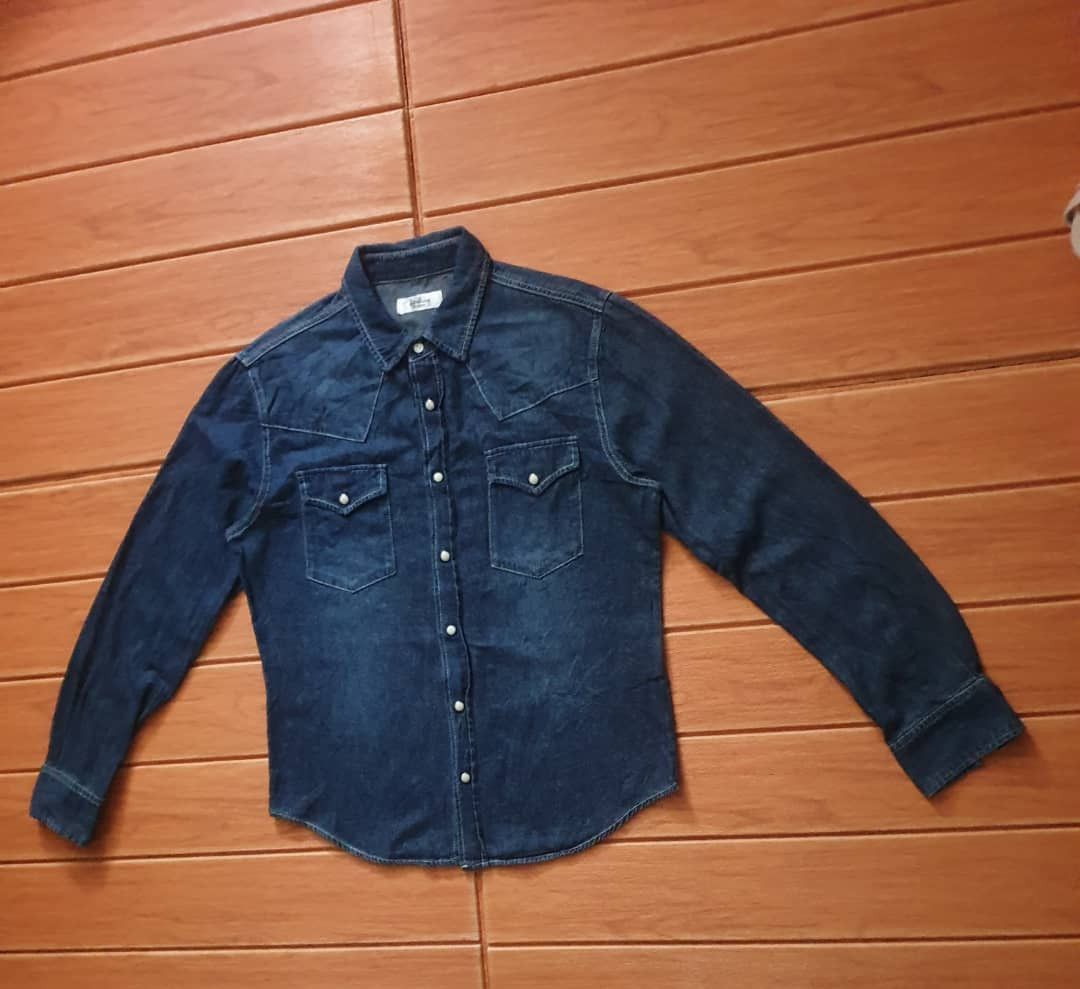 Japanese Brand A-clothing Japanese style blue colour Western Shirt Size US M / EU 48-50 / 2 - 6 Thumbnail