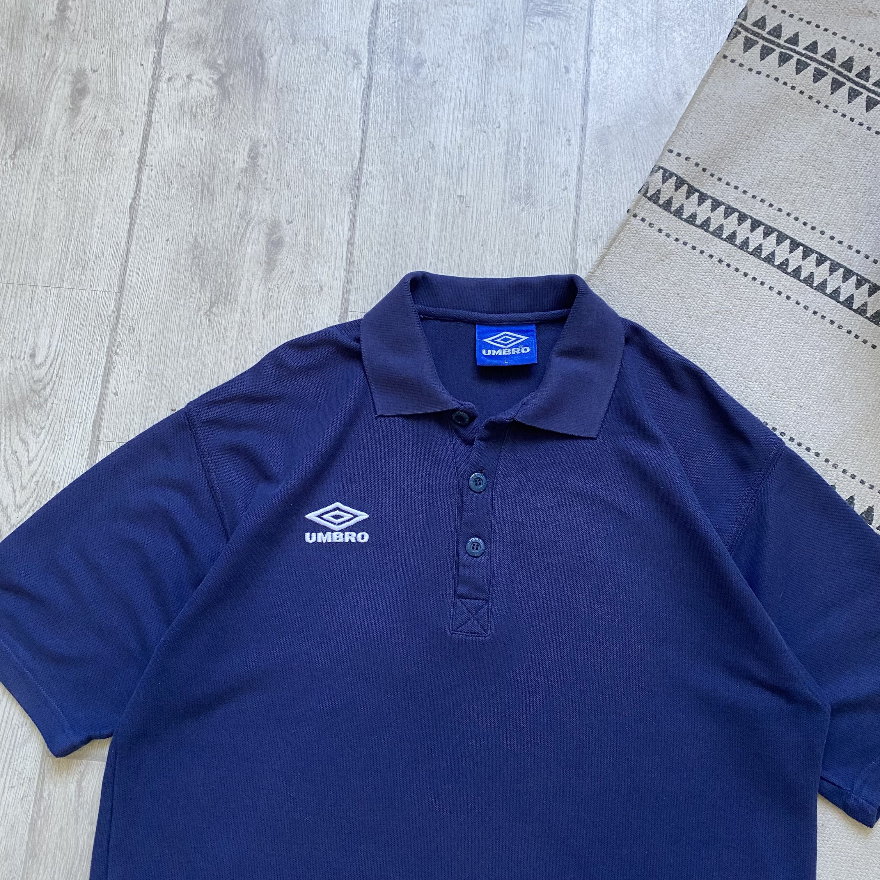 Umbro ⚽️ Vintage 90s Umbro Polo classic tee England Rugby Soccer Size US M / EU 48-50 / 2 - 2 Thumbnail