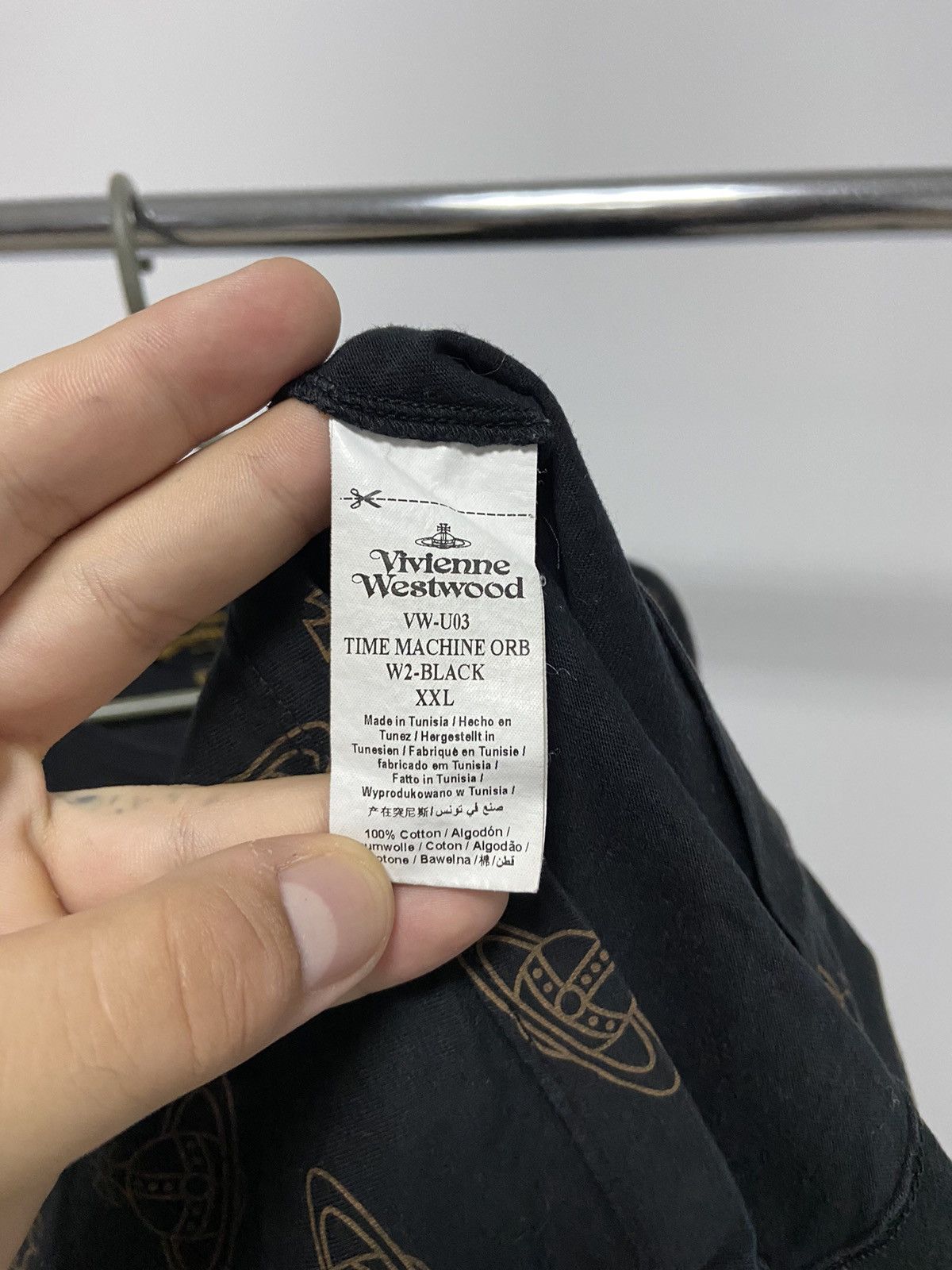 Vintage × Vivienne Westwood Vivienne Westwood Vintage Monogram Logo TShirt Luxury Y2k Size US XXL / EU 58 / 5 - 6 Thumbnail