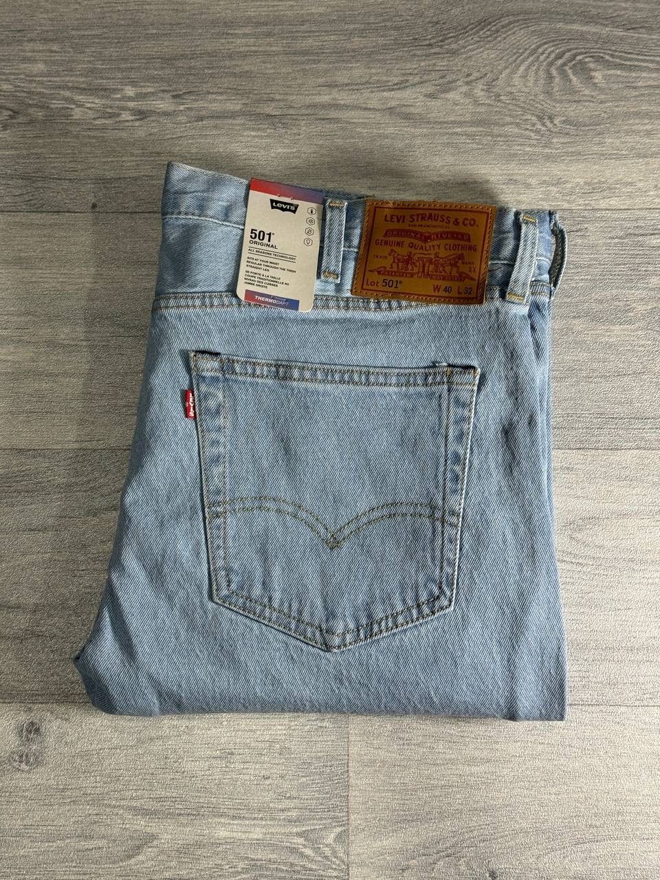 Levi's Levi’s 501 Thermodapt Jeans in Light Blue W40 L32 Size US 40 / EU 56 - 1 Thumbnail